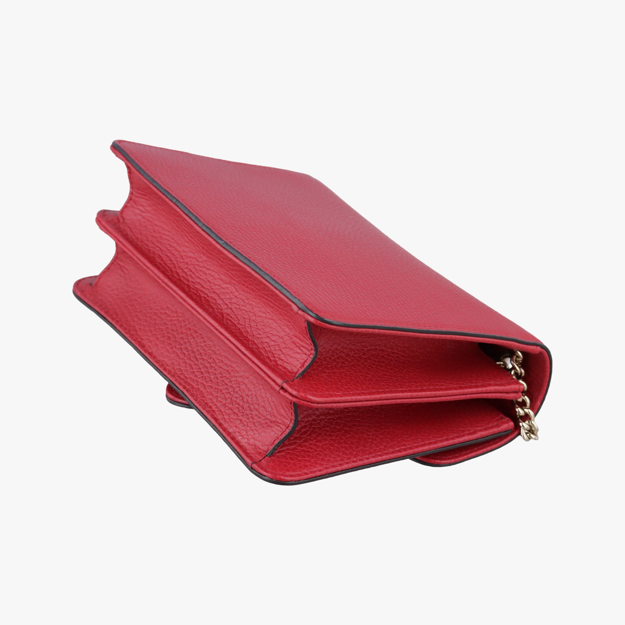 Pre-owned Gucci Interlocking G Red Leather 510304 shoulderbag | stylenewstar