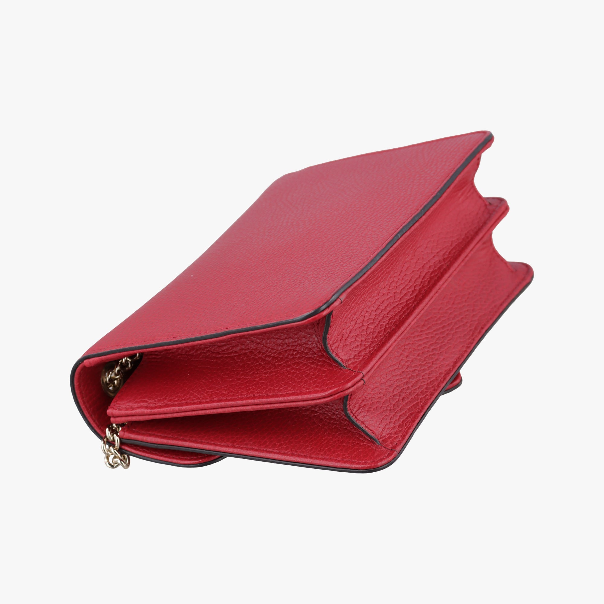 Pre-owned Gucci Interlocking G Red Leather 510304 shoulderbag | stylenewstar