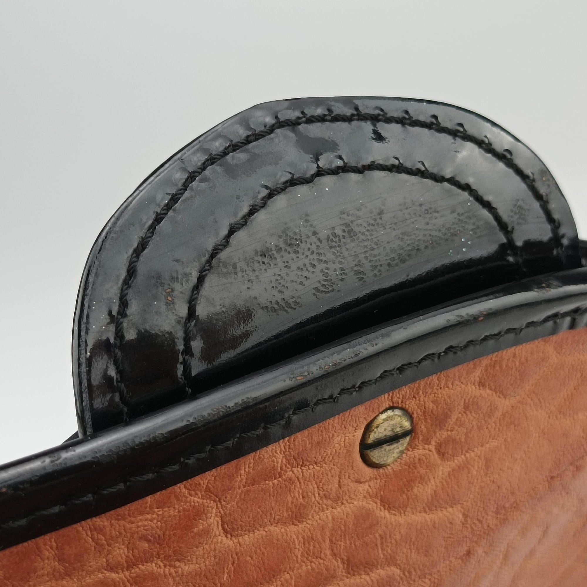 Secondhand Fendi B Bag Black×Brown Leather×patent 8BN165 shoulderbag | stylenewstar