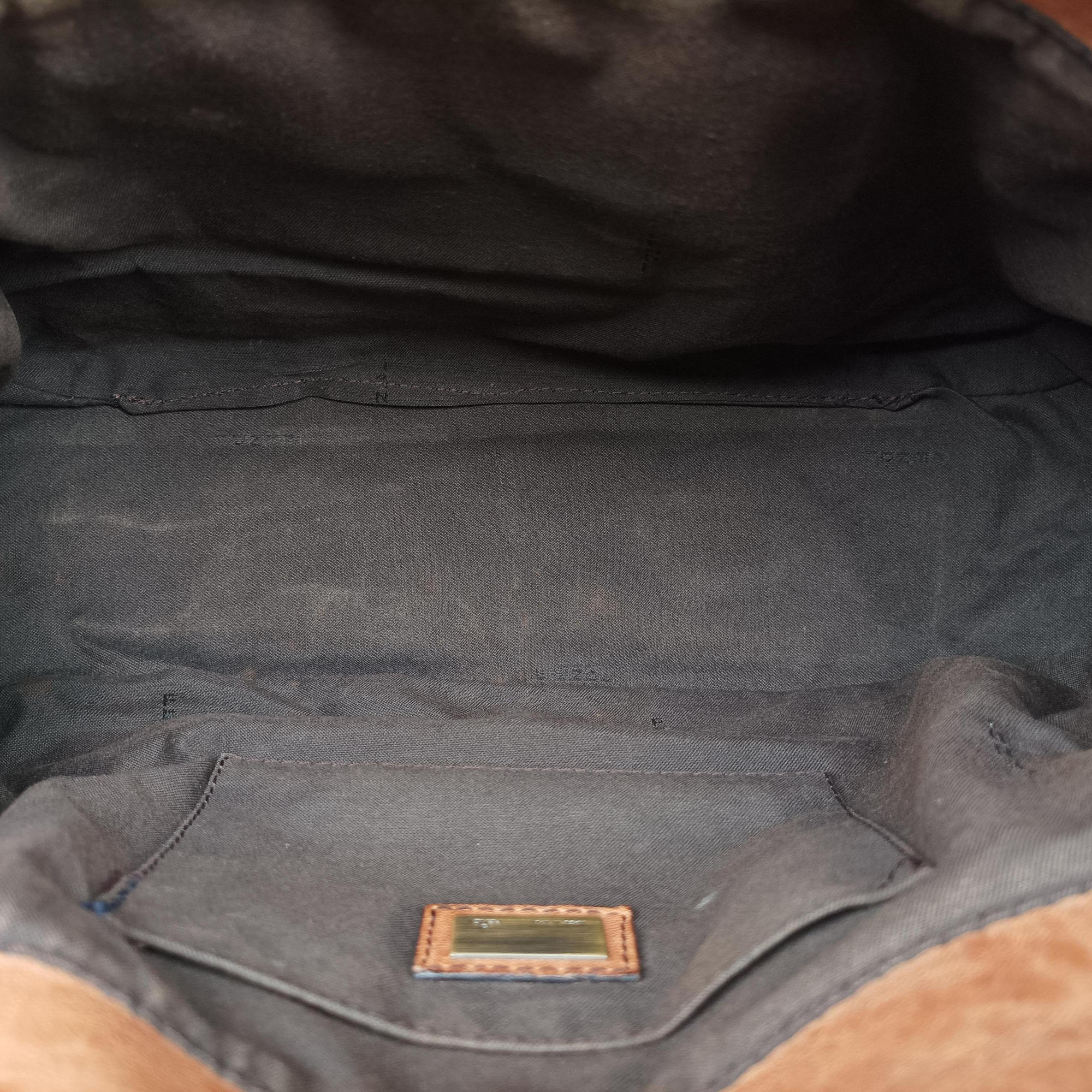 Secondhand Fendi B Bag Black×Brown Leather×patent 8BN165 shoulderbag | stylenewstar
