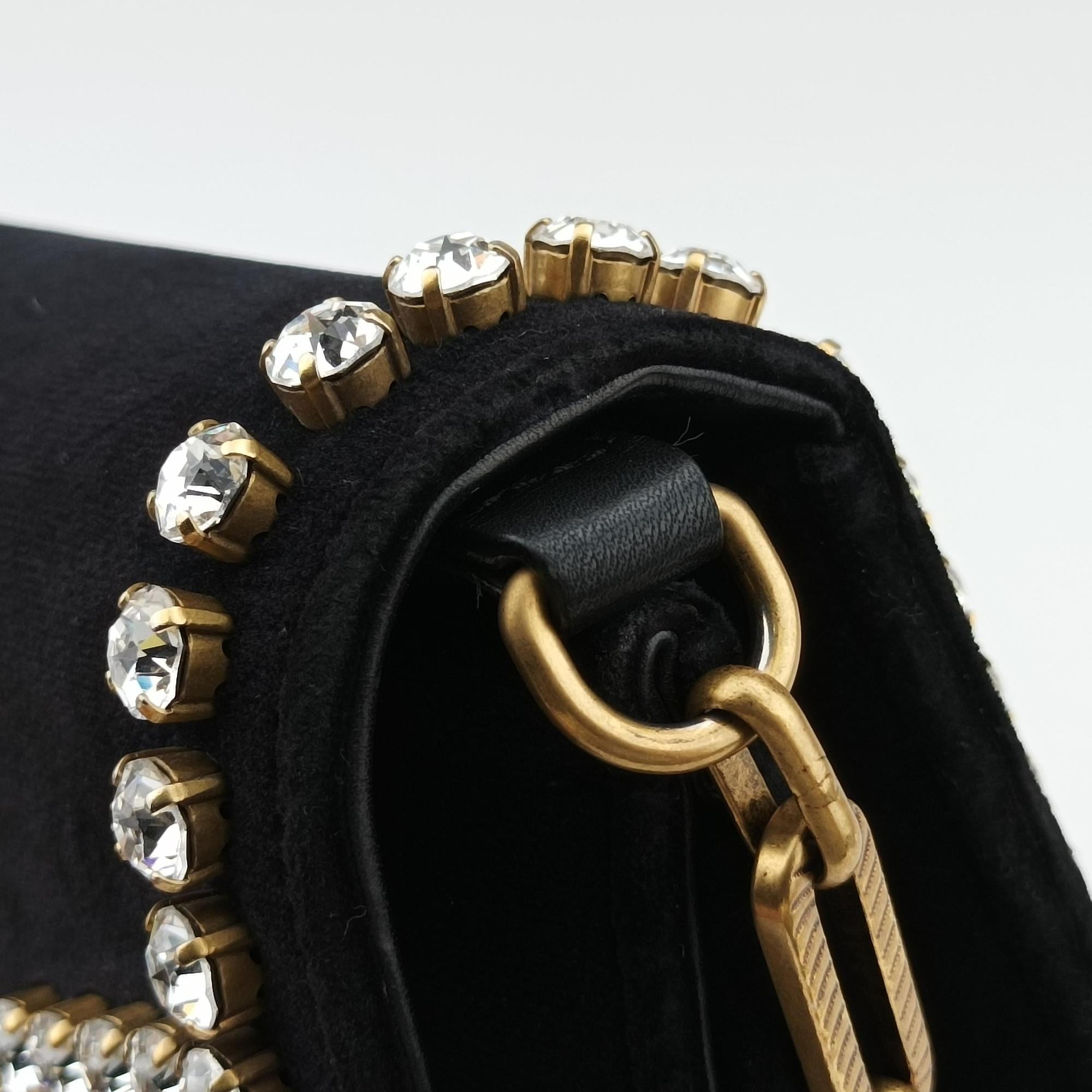 Vintage Gucci Broadway Black velour 489218 shoulderbag | stylenewstar