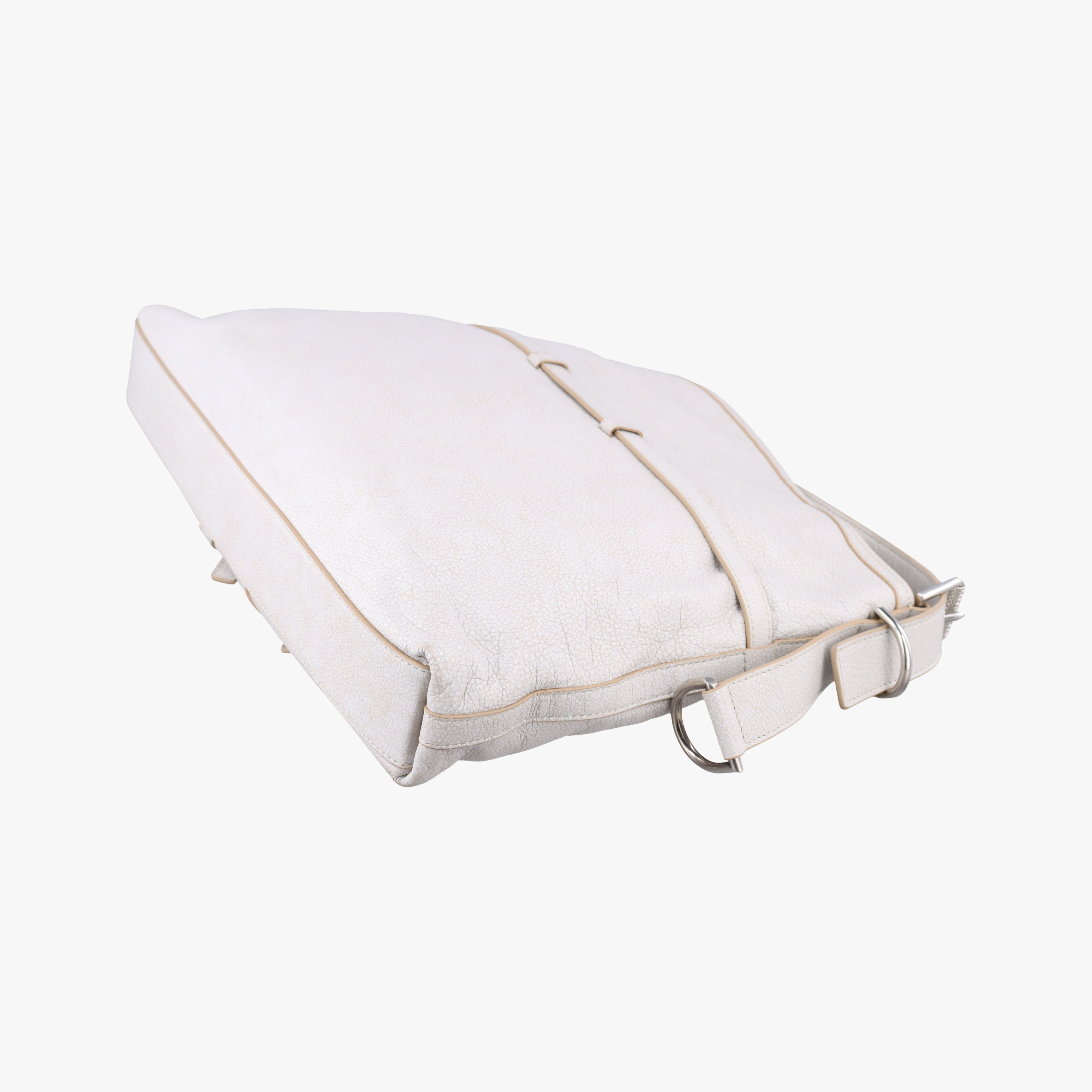 Vintage Givenchy Voyou Medium White Leather  shoulderbag | stylenewstar