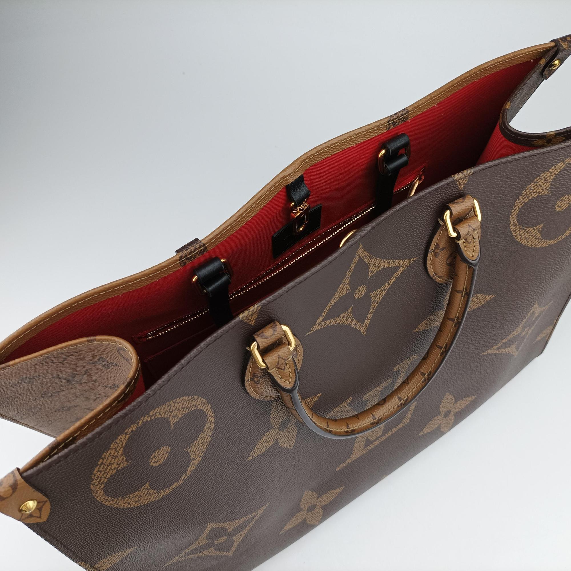 Pre-owned Louis Vuitton On the Go GM Brown Monogram Canvas M45320 handbag | stylenewstar