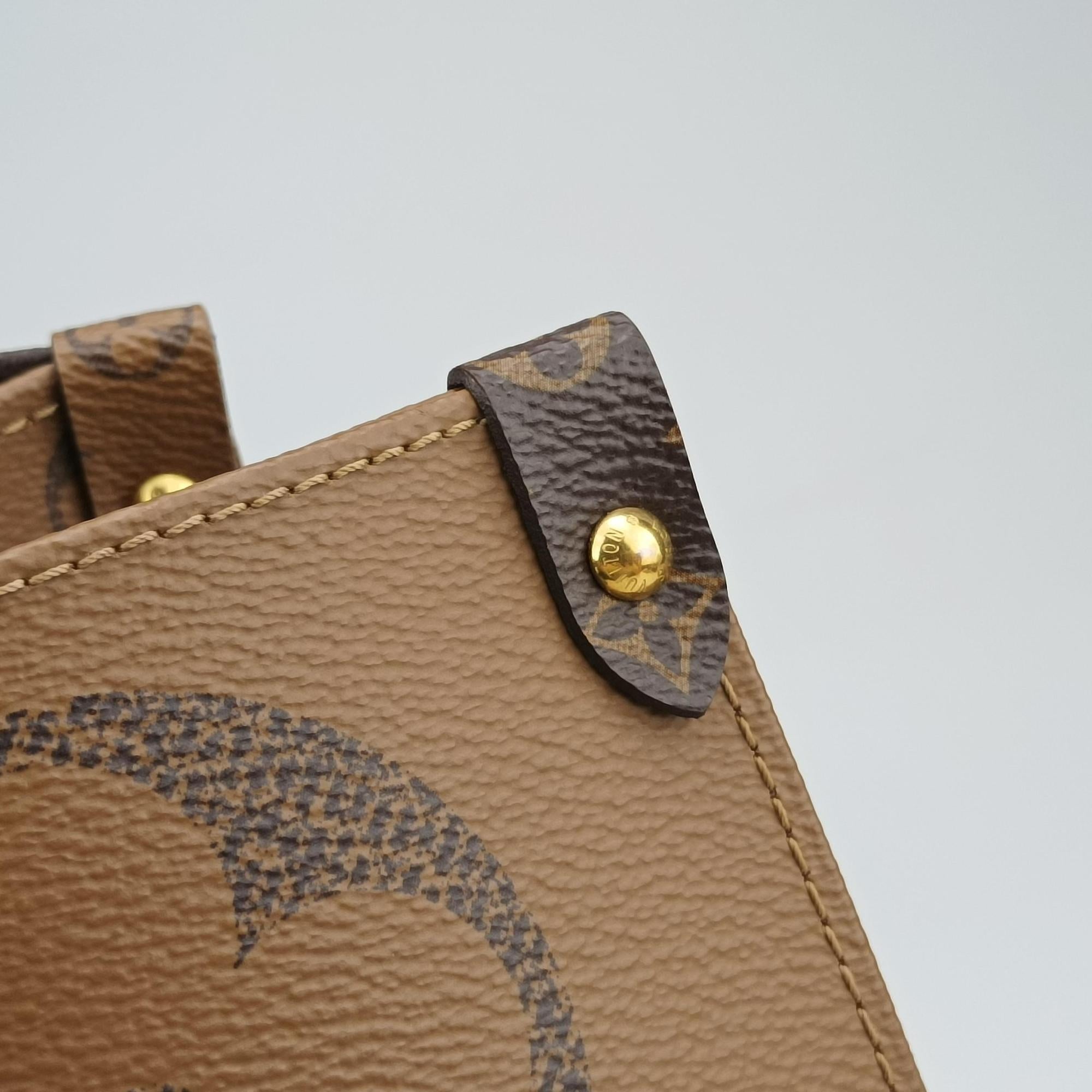 Pre-owned Louis Vuitton On the Go GM Brown Monogram Canvas M45320 handbag | stylenewstar