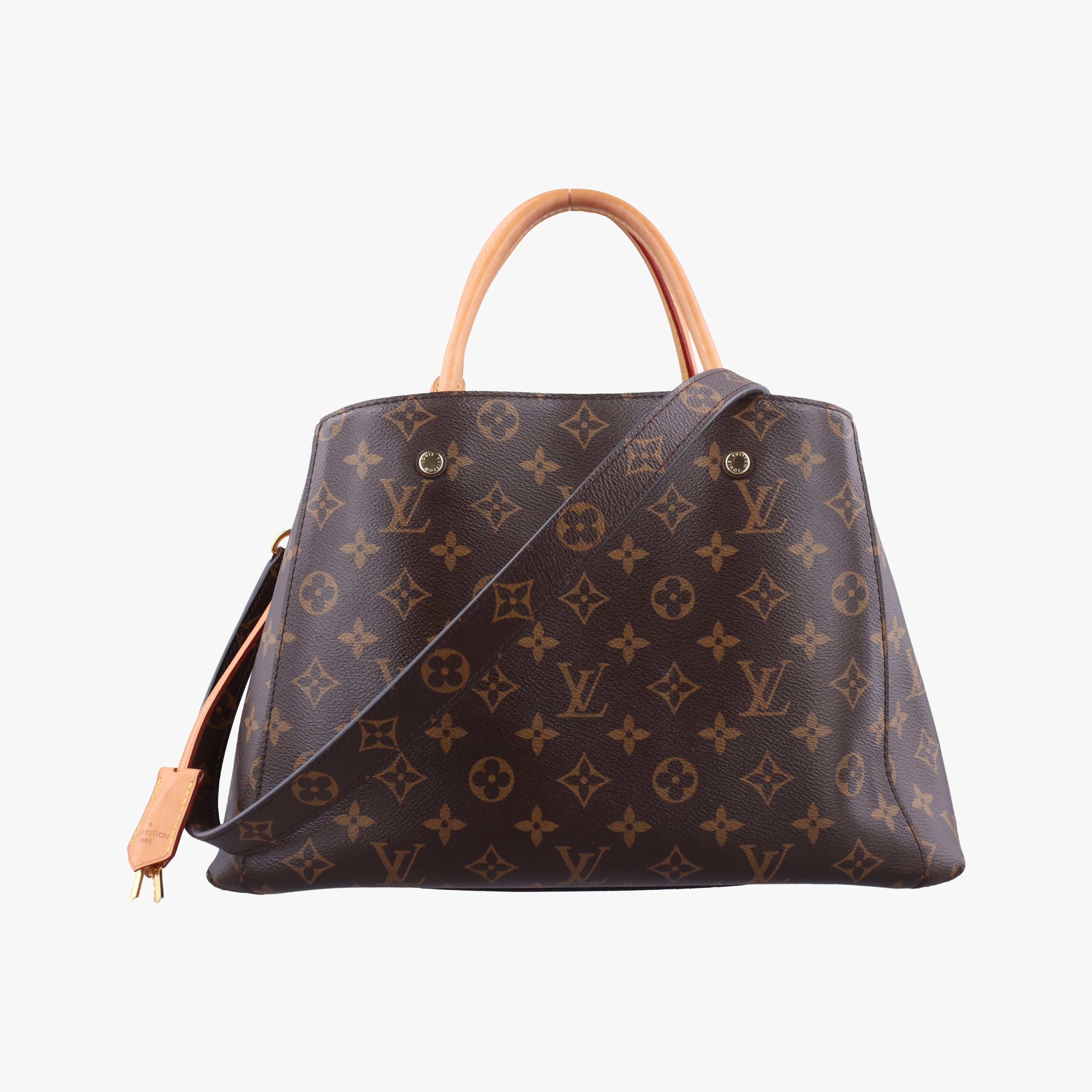 Vintage Louis Vuitton MONTAIGNE MM BROWN Monogram Canvas M41056 shoulderbag | stylenewstar