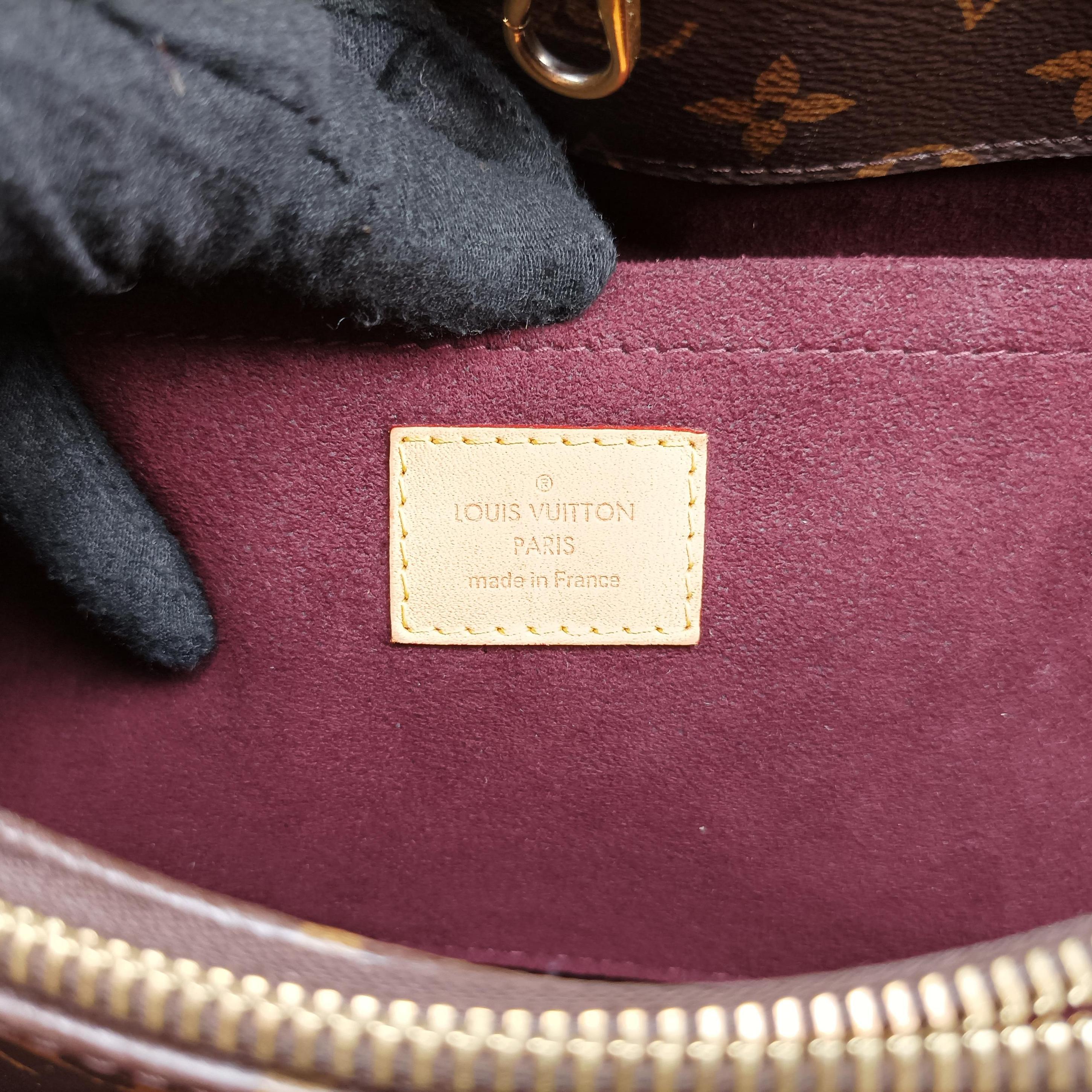 Vintage Louis Vuitton MONTAIGNE MM BROWN Monogram Canvas M41056 shoulderbag | stylenewstar