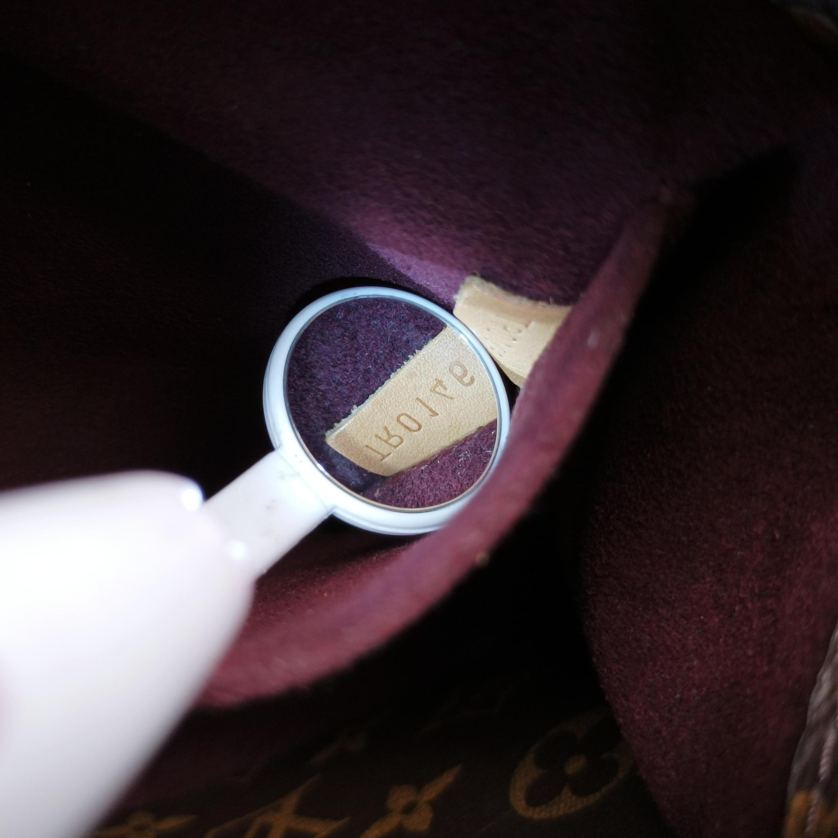 Vintage Louis Vuitton MONTAIGNE MM BROWN Monogram Canvas M41056 shoulderbag | stylenewstar