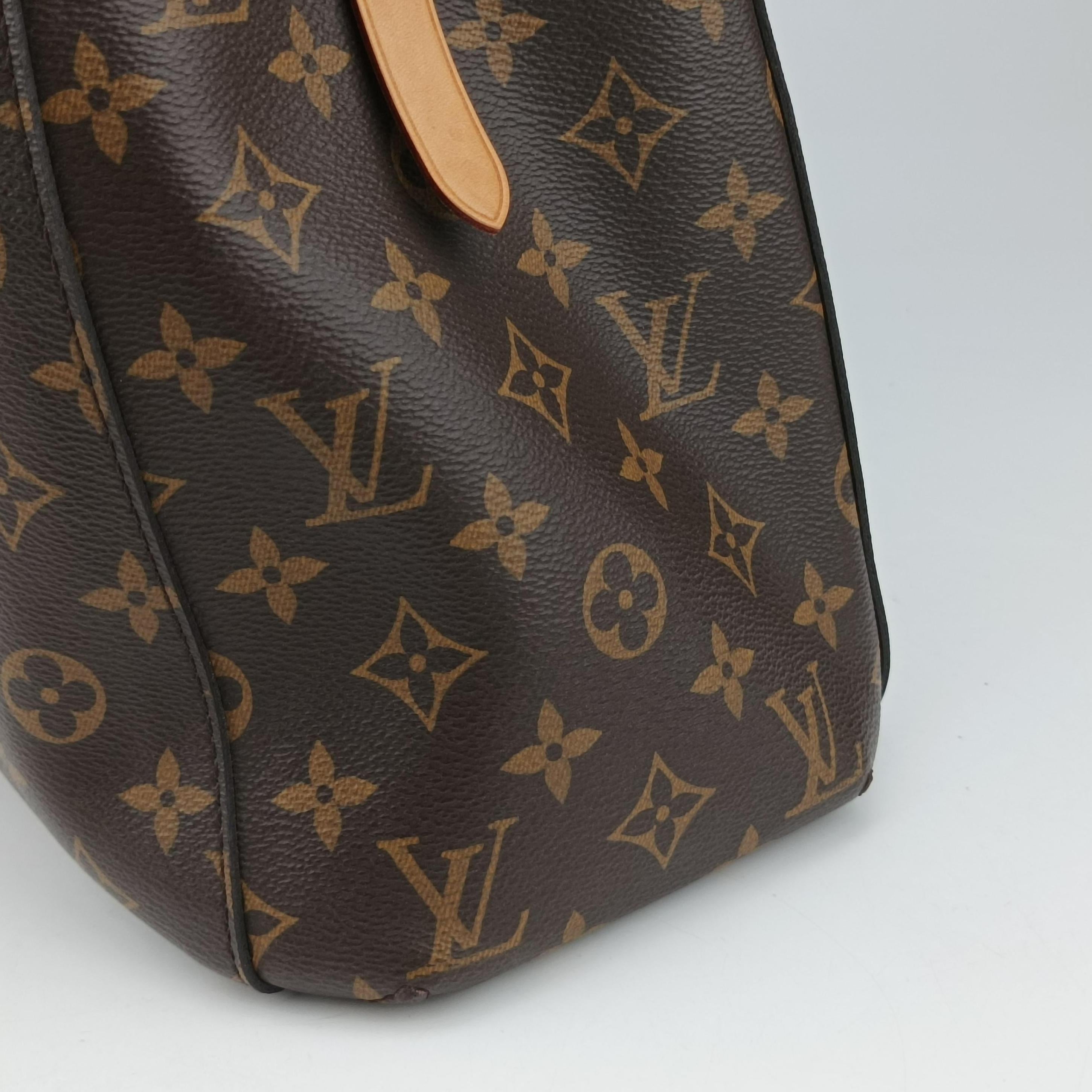 Vintage Louis Vuitton MONTAIGNE MM BROWN Monogram Canvas M41056 shoulderbag | stylenewstar
