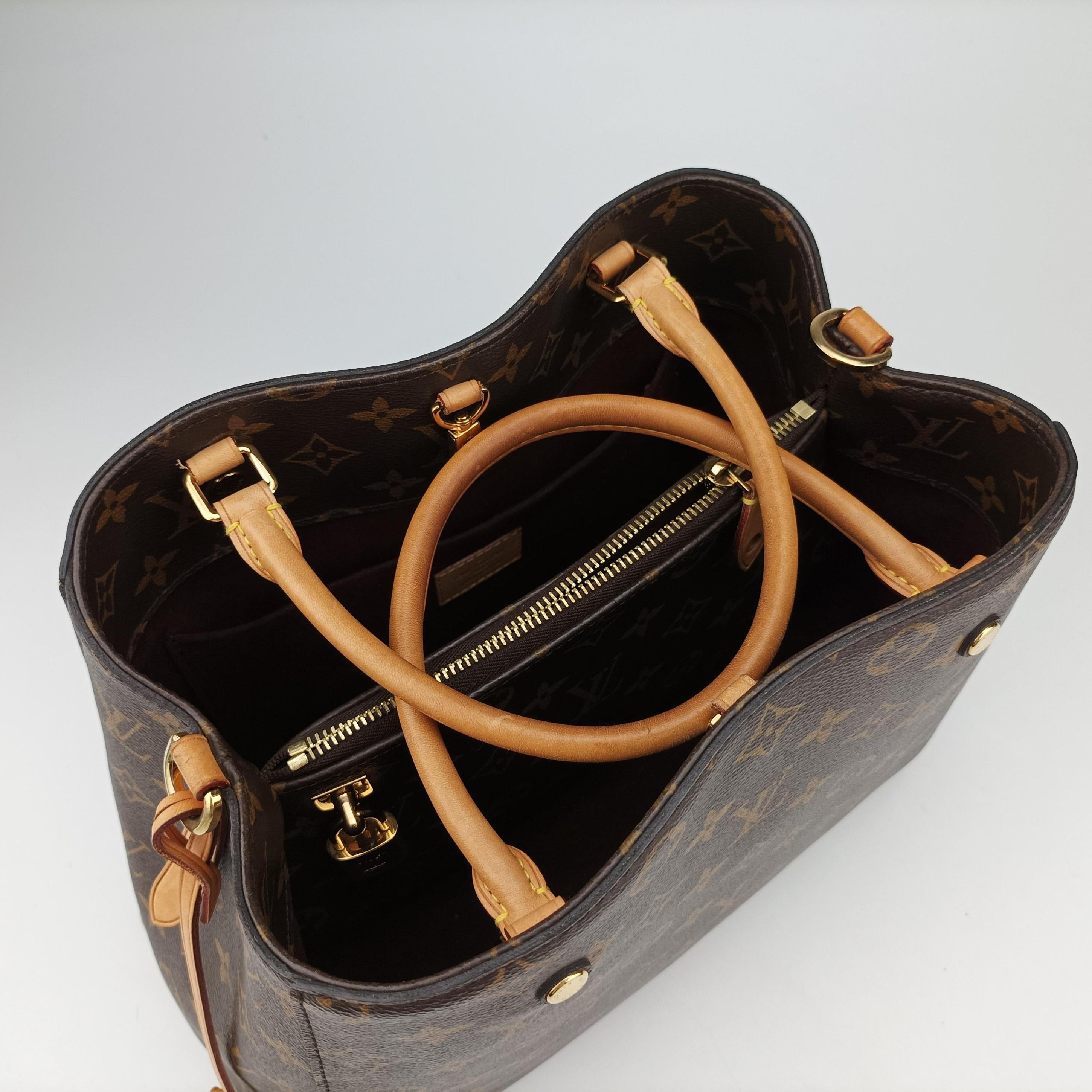 Vintage Louis Vuitton MONTAIGNE MM BROWN Monogram Canvas M41056 shoulderbag | stylenewstar