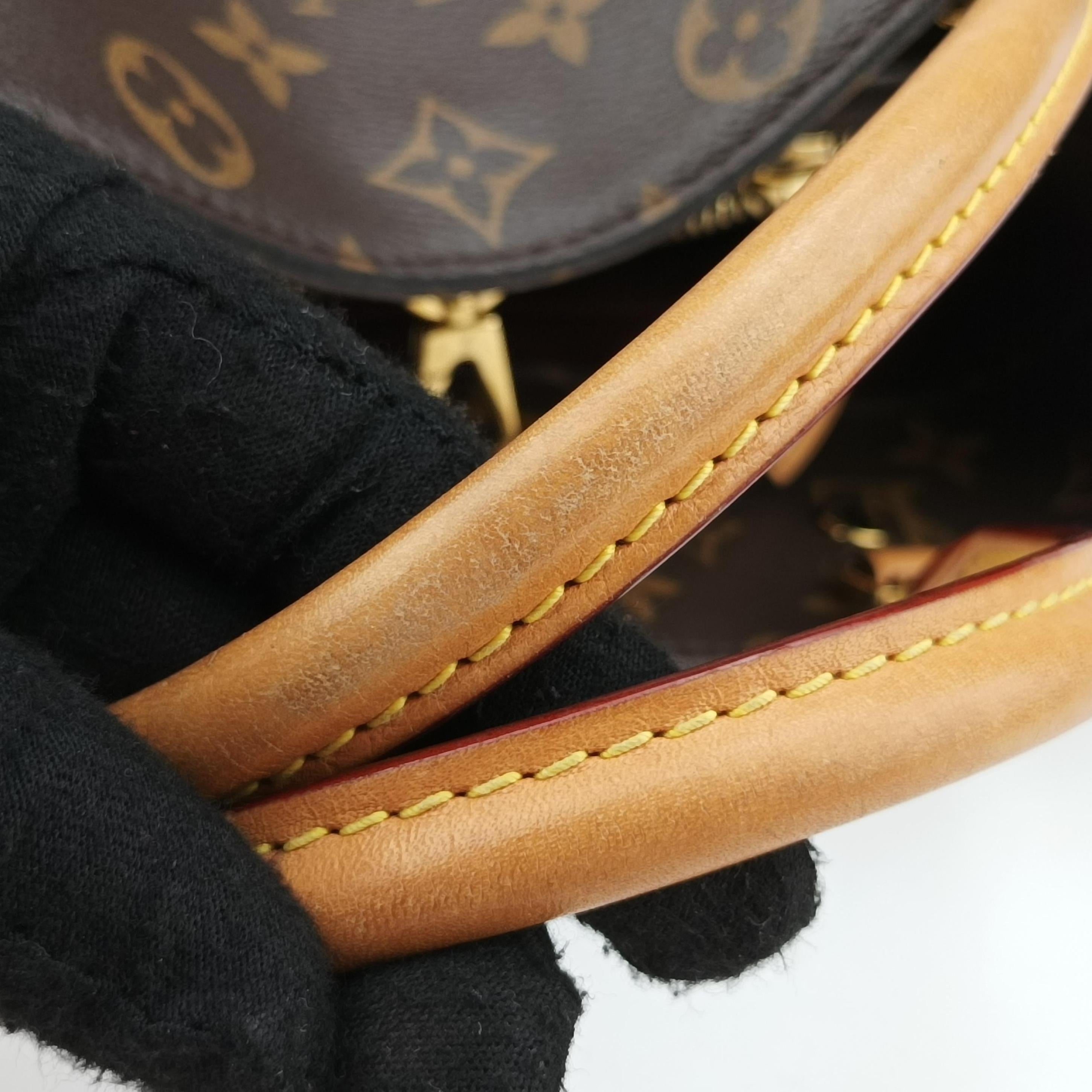 Vintage Louis Vuitton MONTAIGNE MM BROWN Monogram Canvas M41056 shoulderbag | stylenewstar