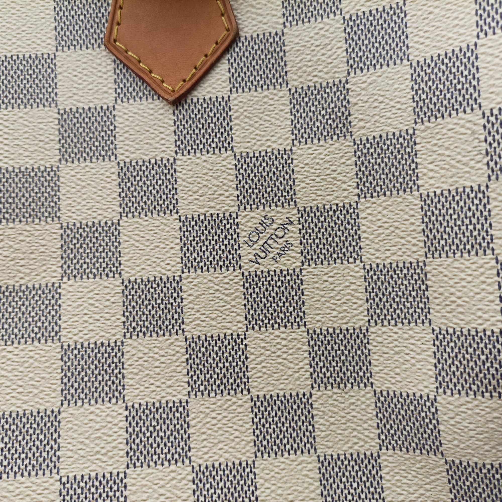 Pre-owned Louis Vuitton Speedy 35 Azur Damier Canvas N41535 handbag | stylenewstar