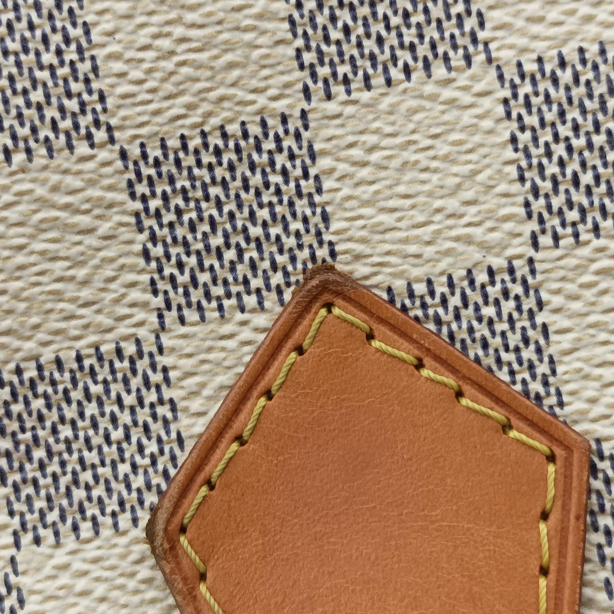 Pre-owned Louis Vuitton Speedy 35 Azur Damier Canvas N41535 handbag | stylenewstar