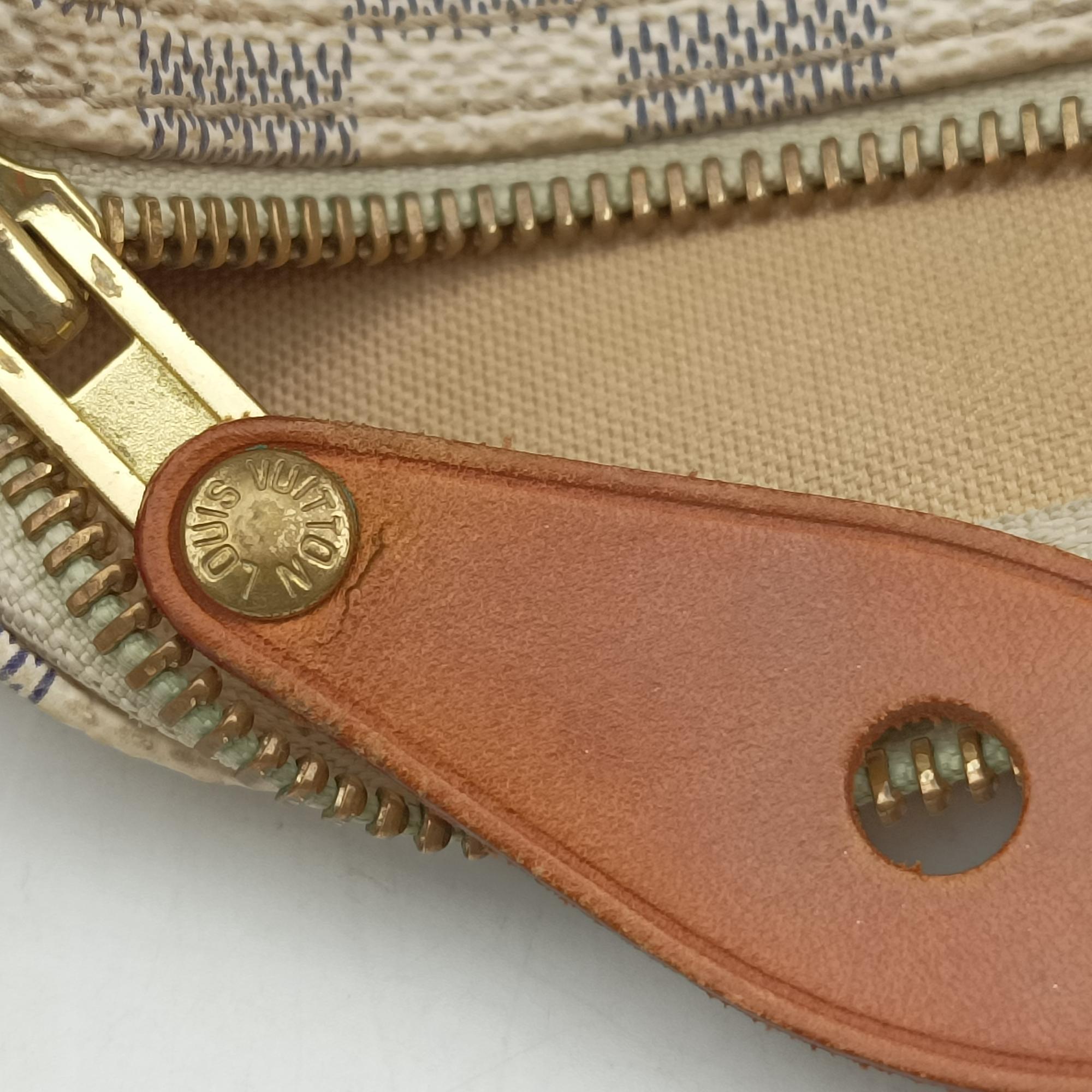 Pre-owned Louis Vuitton Speedy 35 Azur Damier Canvas N41535 handbag | stylenewstar