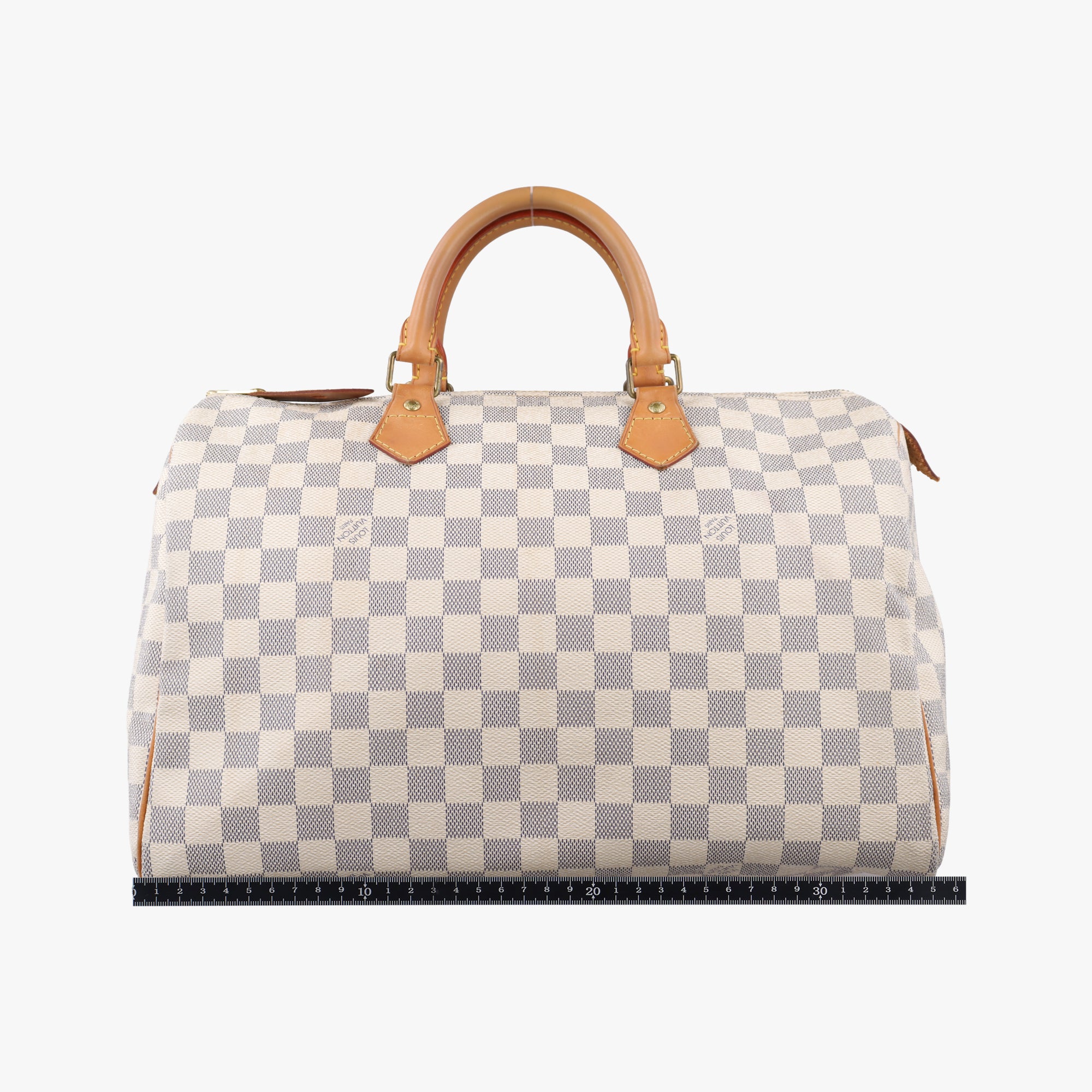 Pre-owned Louis Vuitton Speedy 35 Azur Damier Canvas N41535 handbag | stylenewstar