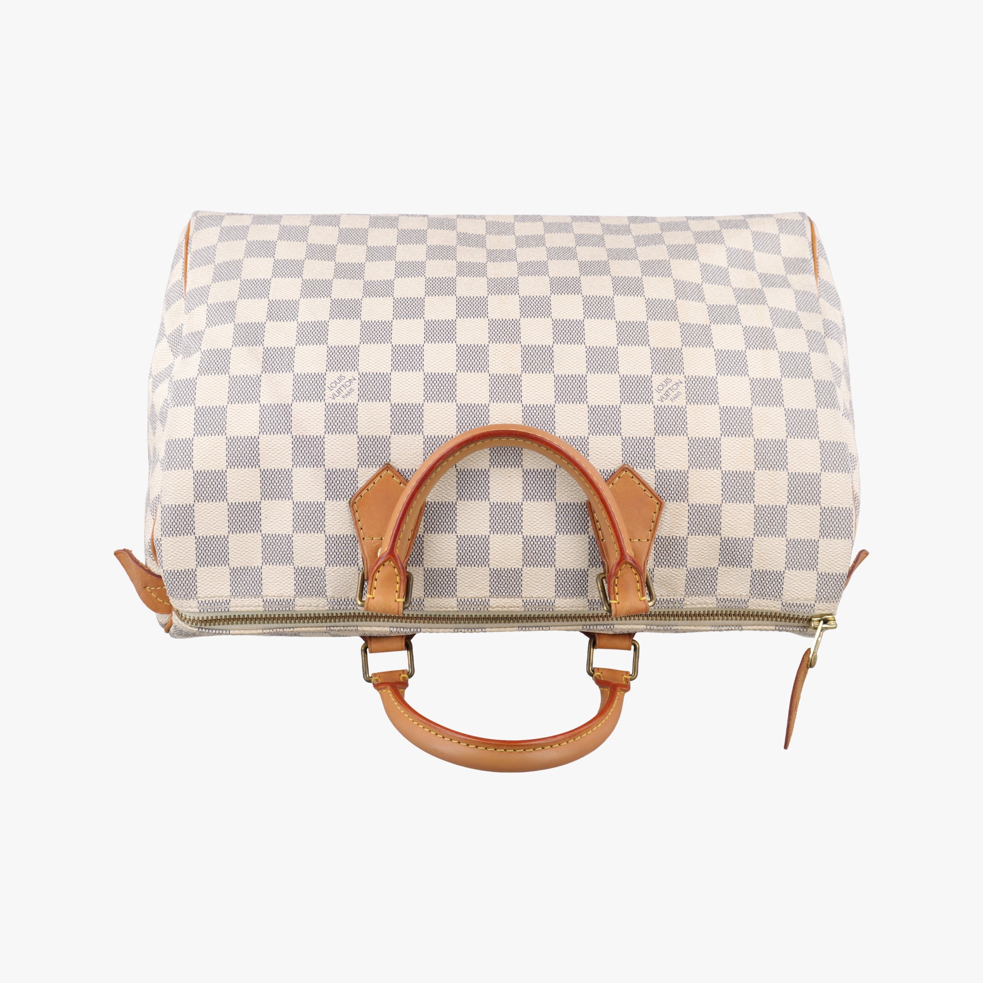 Pre-owned Louis Vuitton Speedy 35 Azur Damier Canvas N41535 handbag | stylenewstar