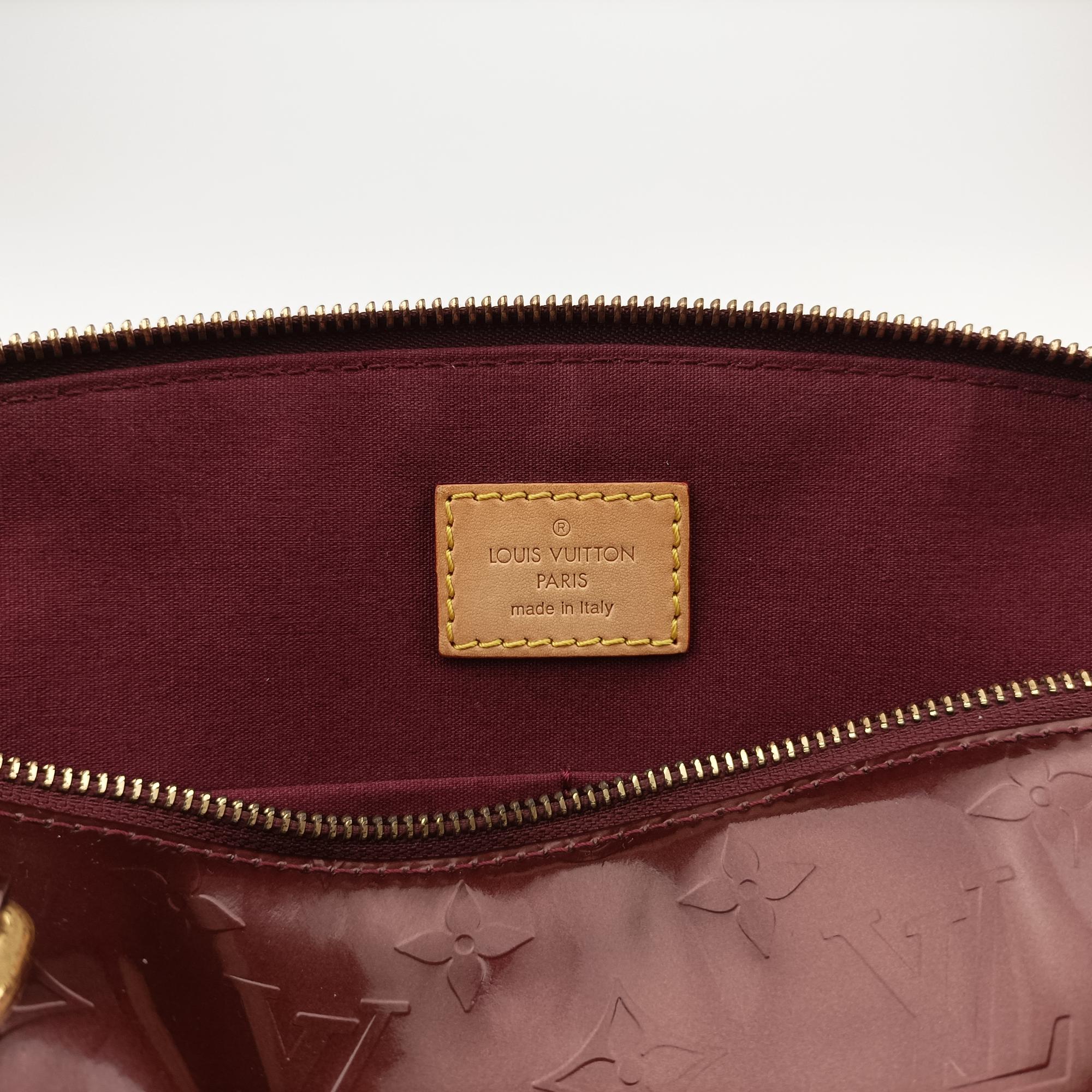 Secondhand Louis Vuitton Sherwood PM Amarante Vernis M91488 handbag | stylenewstar