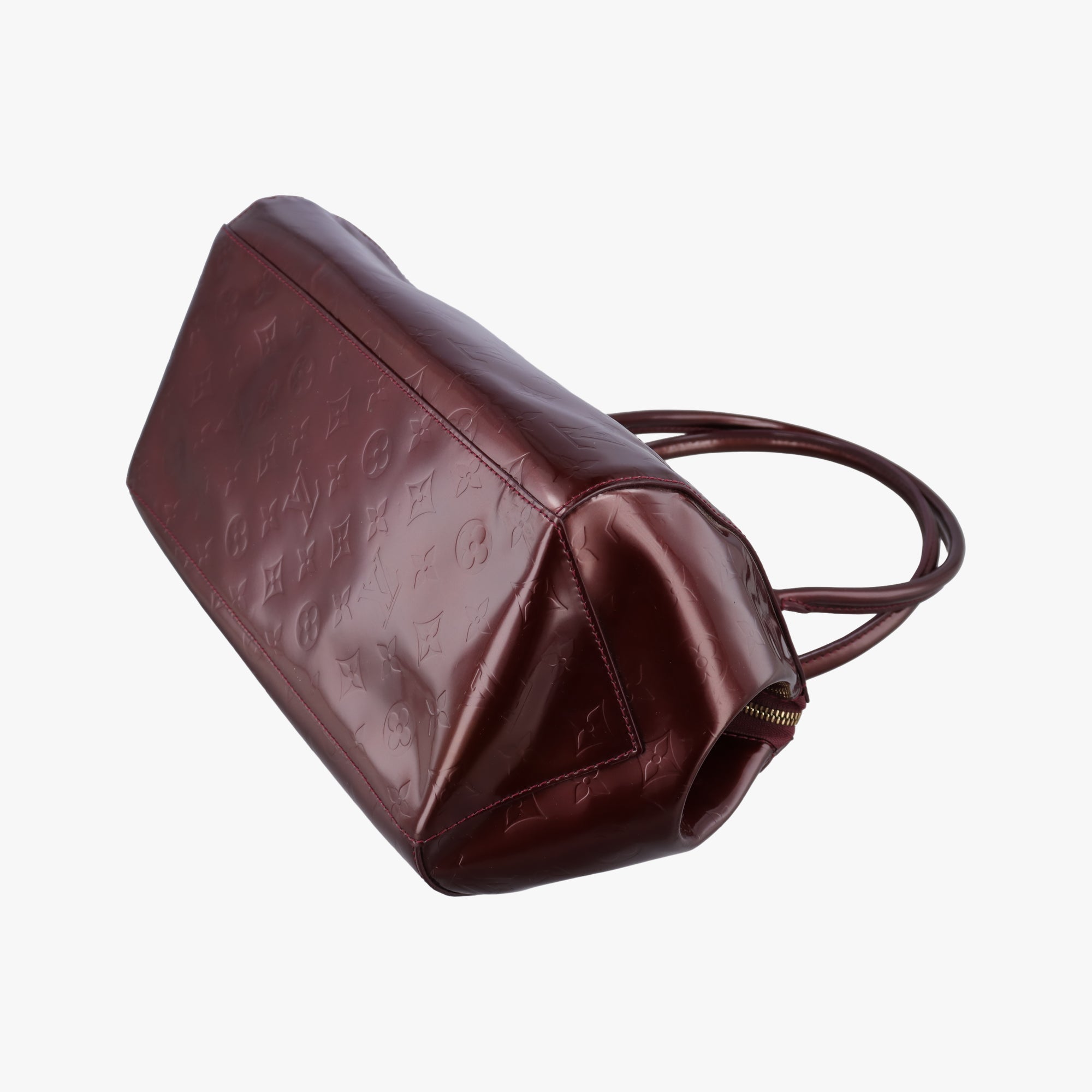 Secondhand Louis Vuitton Sherwood PM Amarante Vernis M91488 handbag | stylenewstar