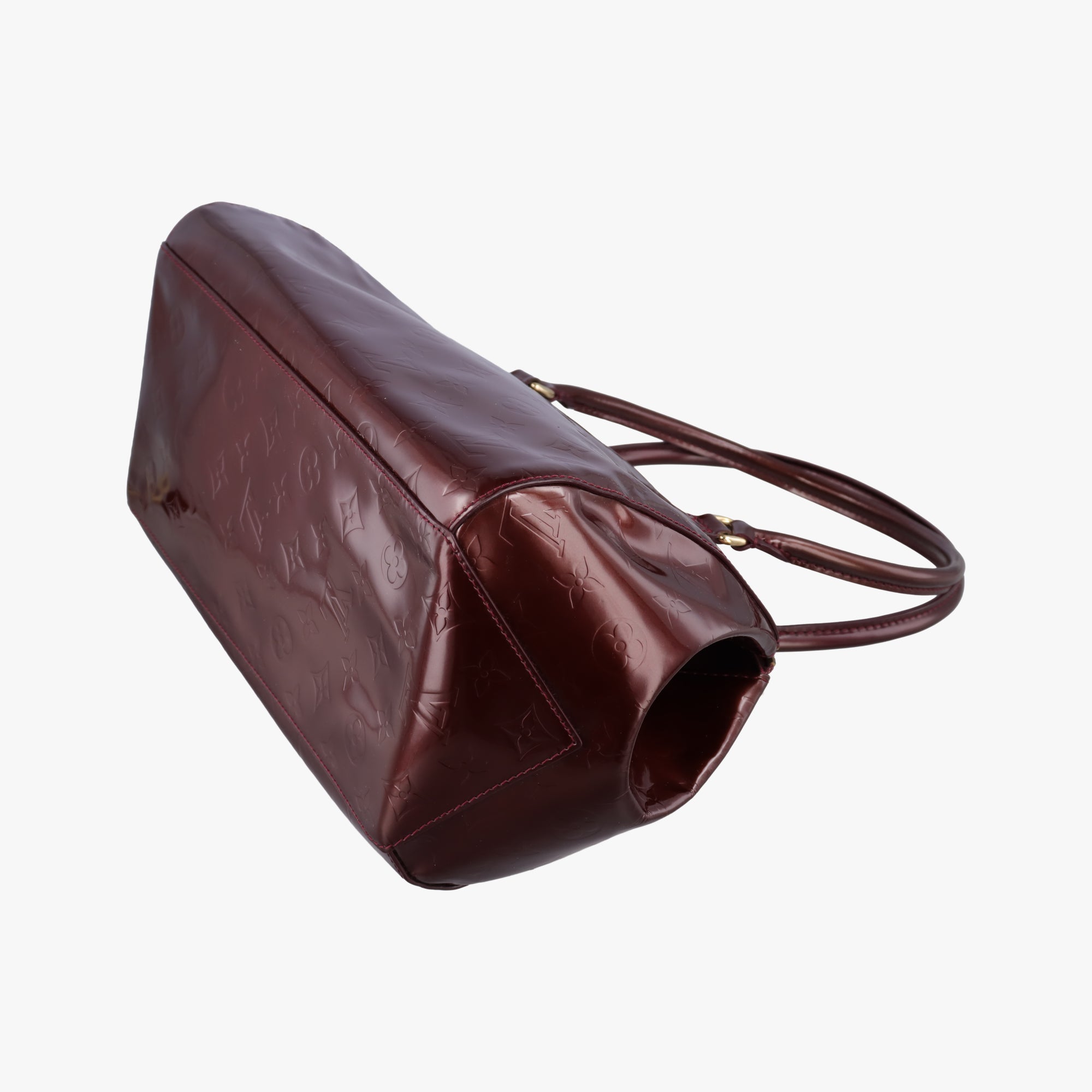 Secondhand Louis Vuitton Sherwood PM Amarante Vernis M91488 handbag | stylenewstar