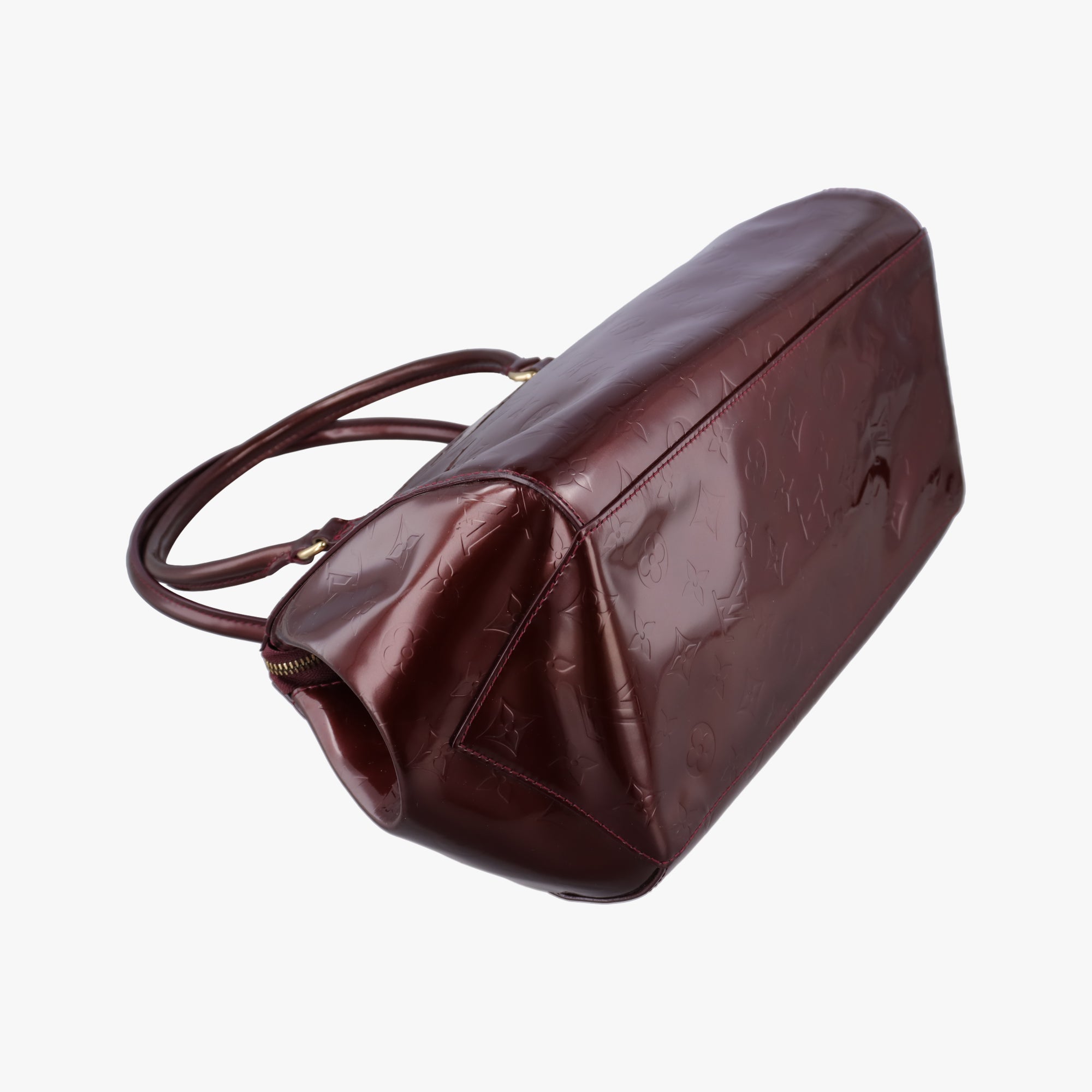 Secondhand Louis Vuitton Sherwood PM Amarante Vernis M91488 handbag | stylenewstar