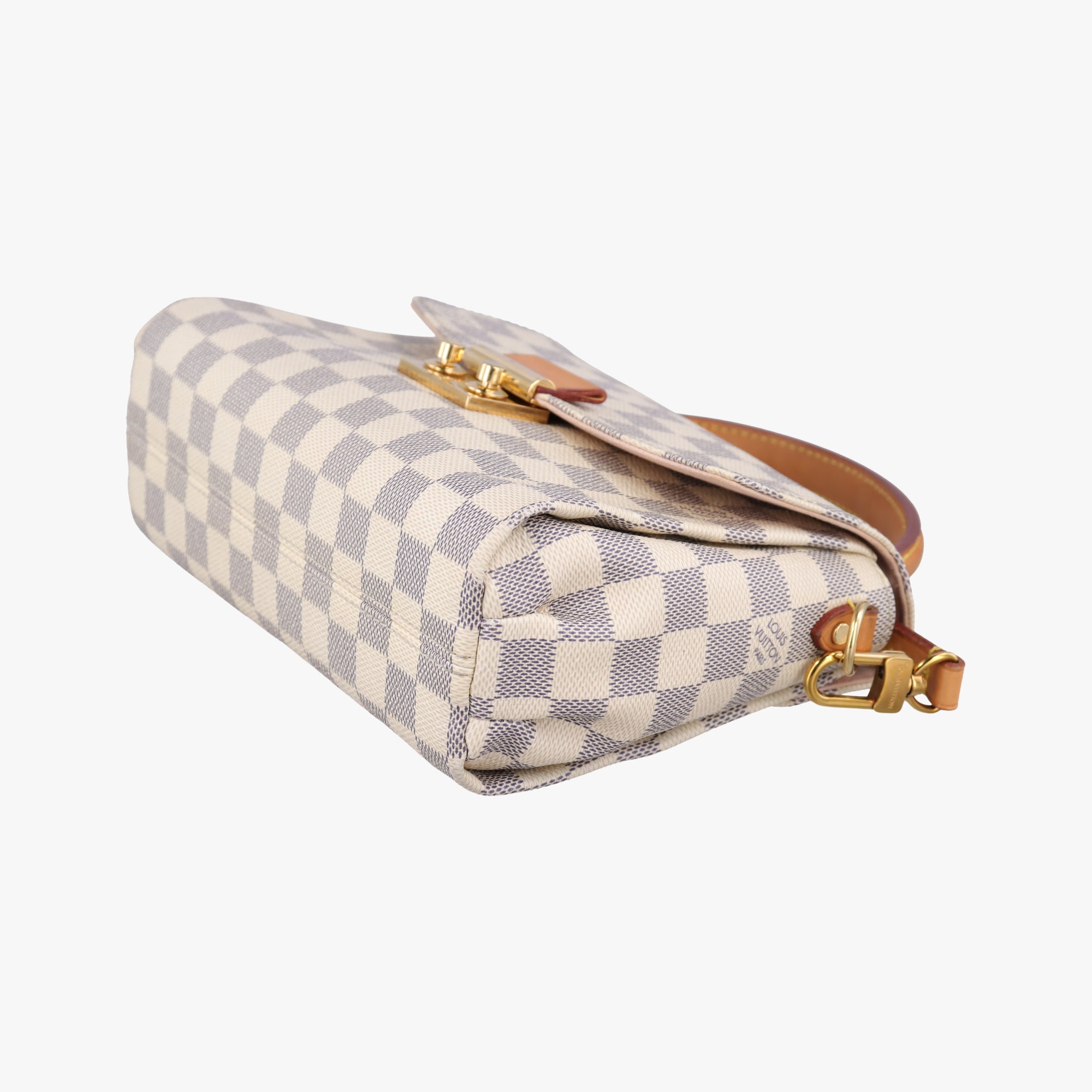 Pre-owned Louis Vuitton CROISETTE Azur Damier Canvas N41581 shoulderbag | stylenewstar