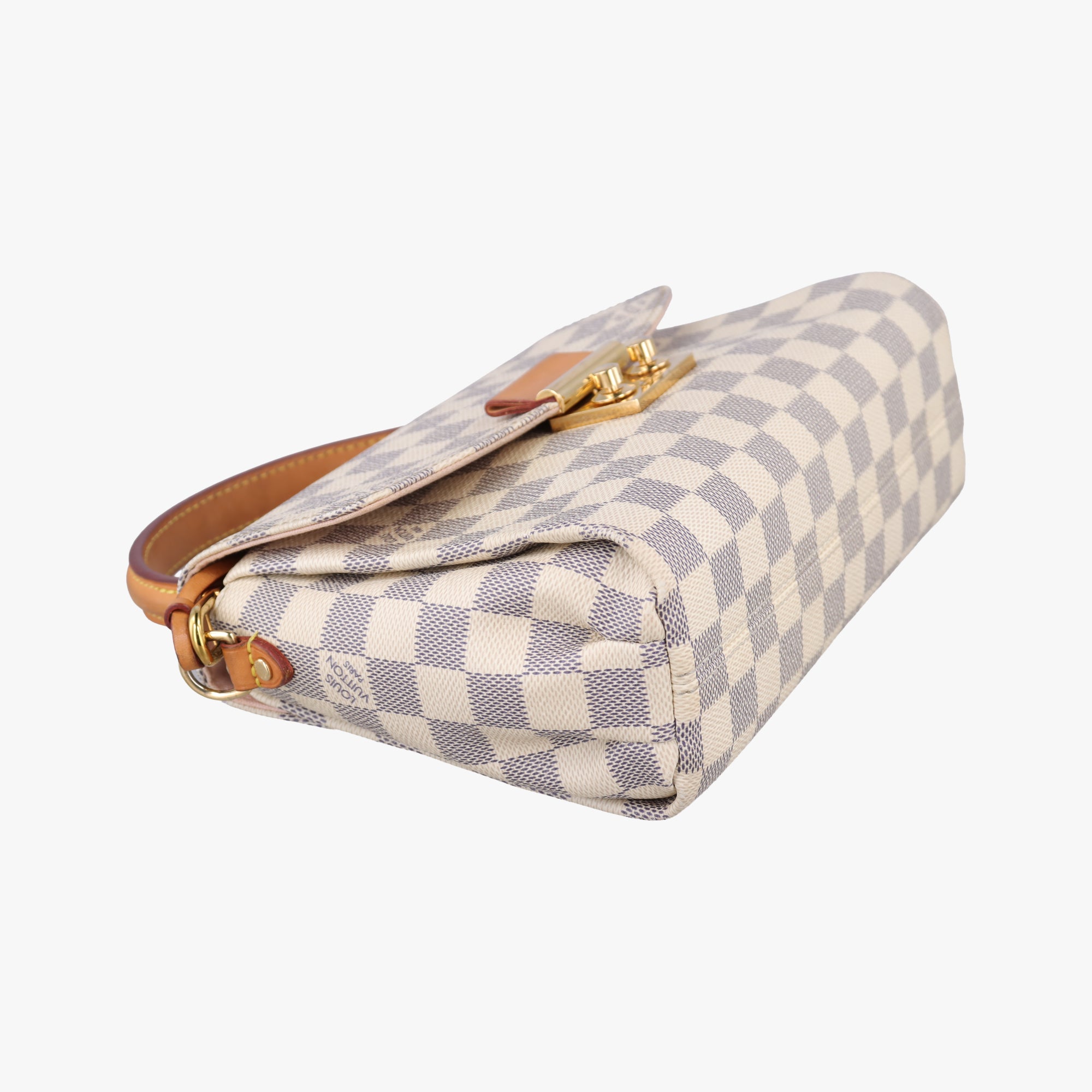 Pre-owned Louis Vuitton CROISETTE Azur Damier Canvas N41581 shoulderbag | stylenewstar