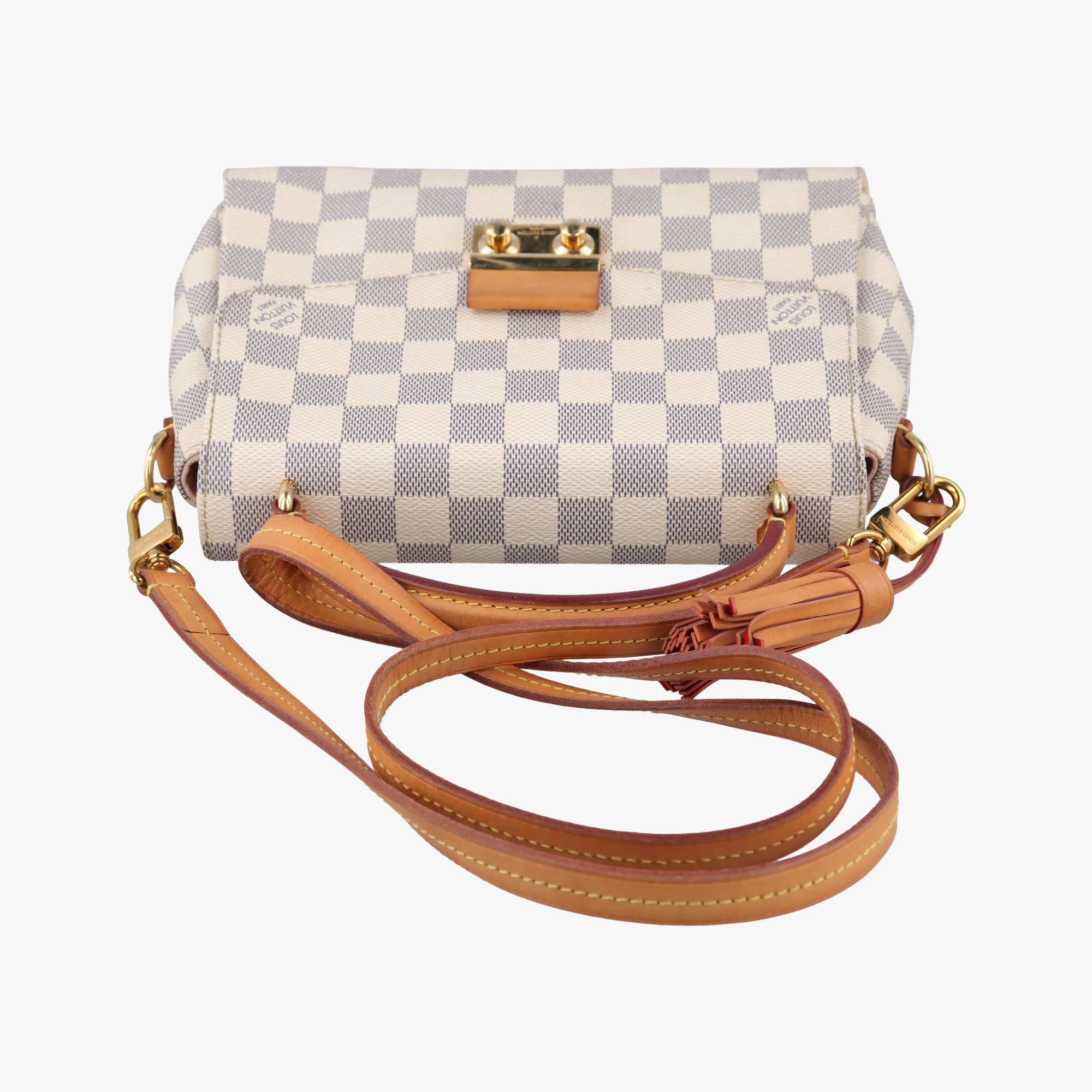 Pre-owned Louis Vuitton CROISETTE Azur Damier Canvas N41581 shoulderbag | stylenewstar