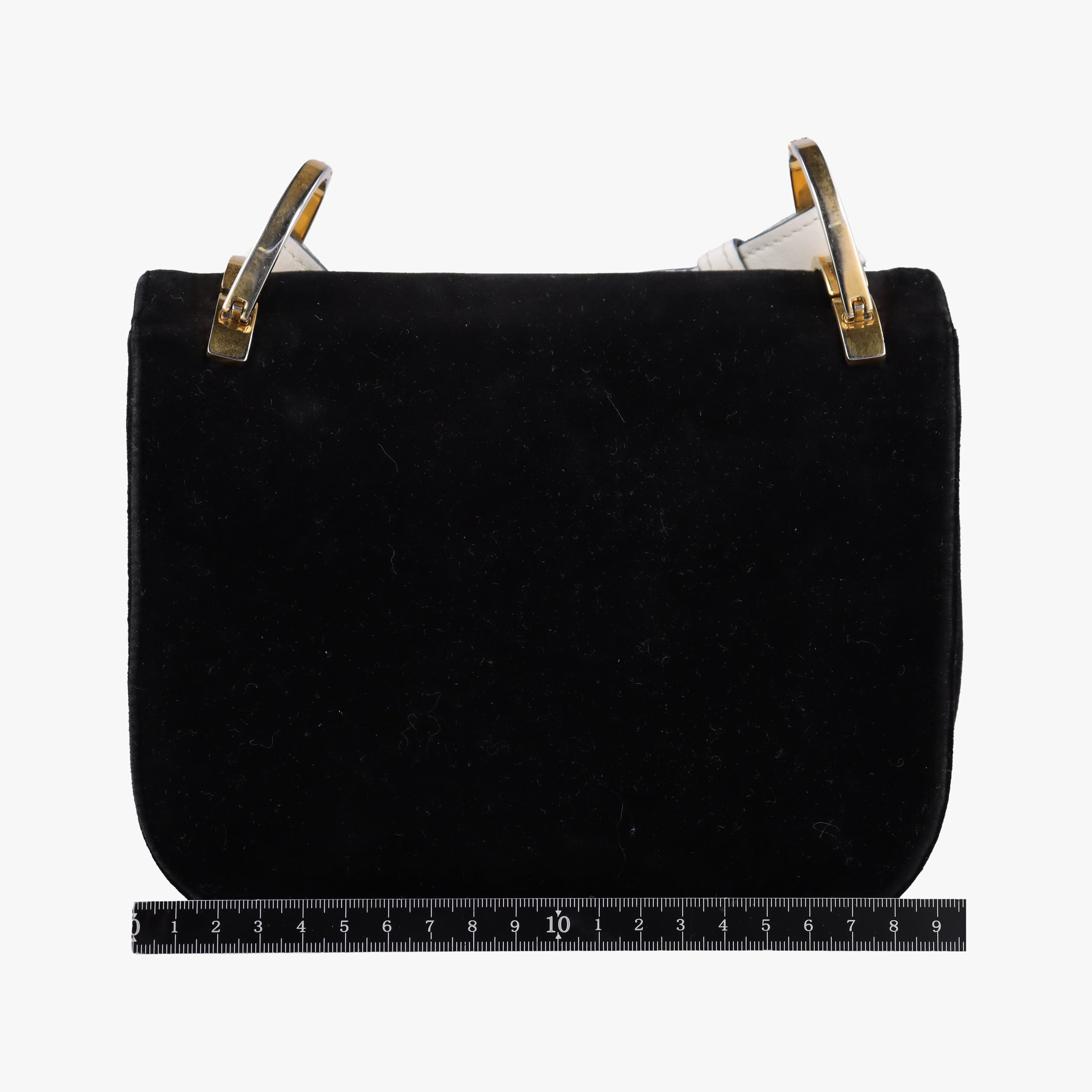 Pre-owned Prada CITY CALF Brown velour 1BD039 shoulderbag | stylenewstar