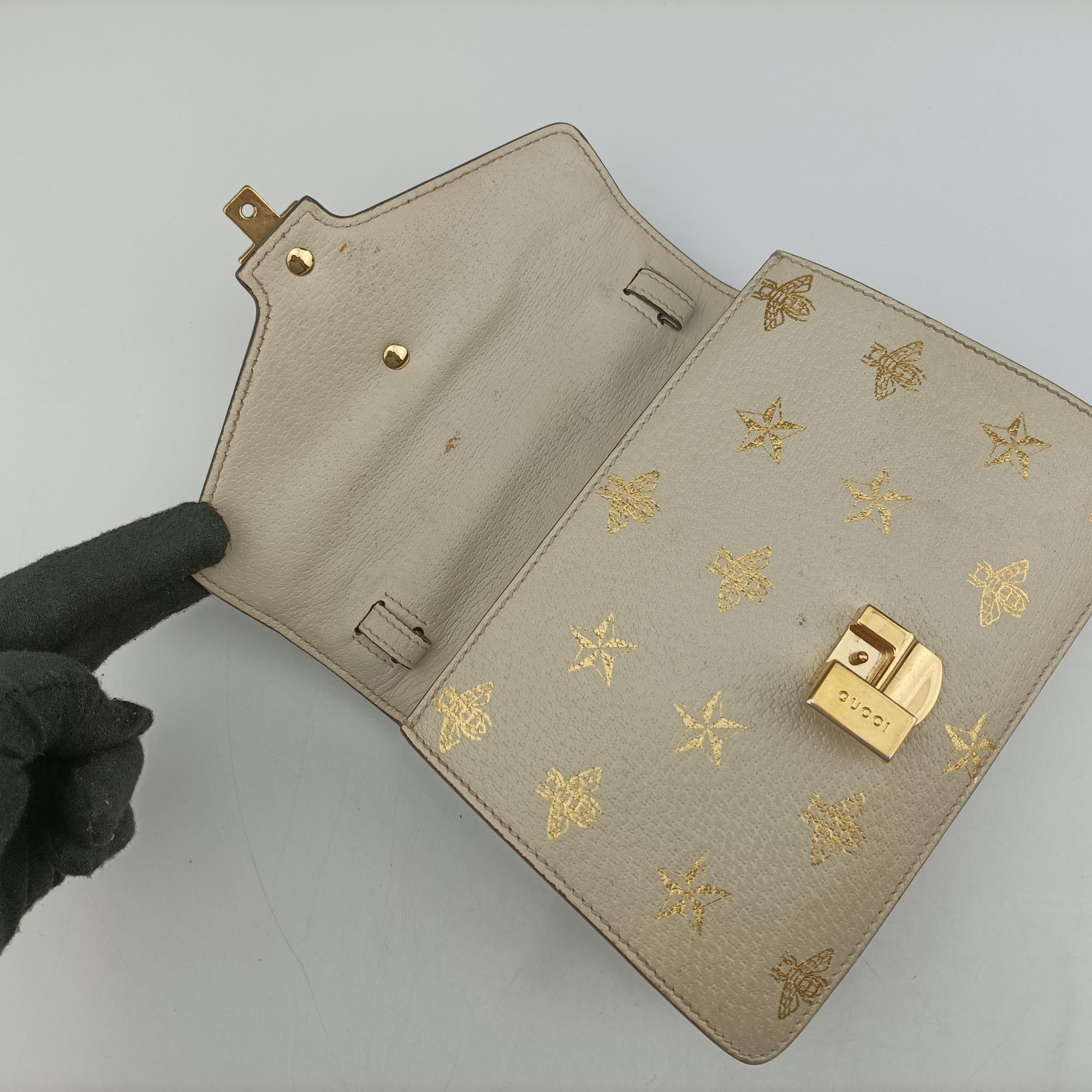 Pre-owned Gucci Sylvie White Leather 470270 shoulderbag | stylenewstar