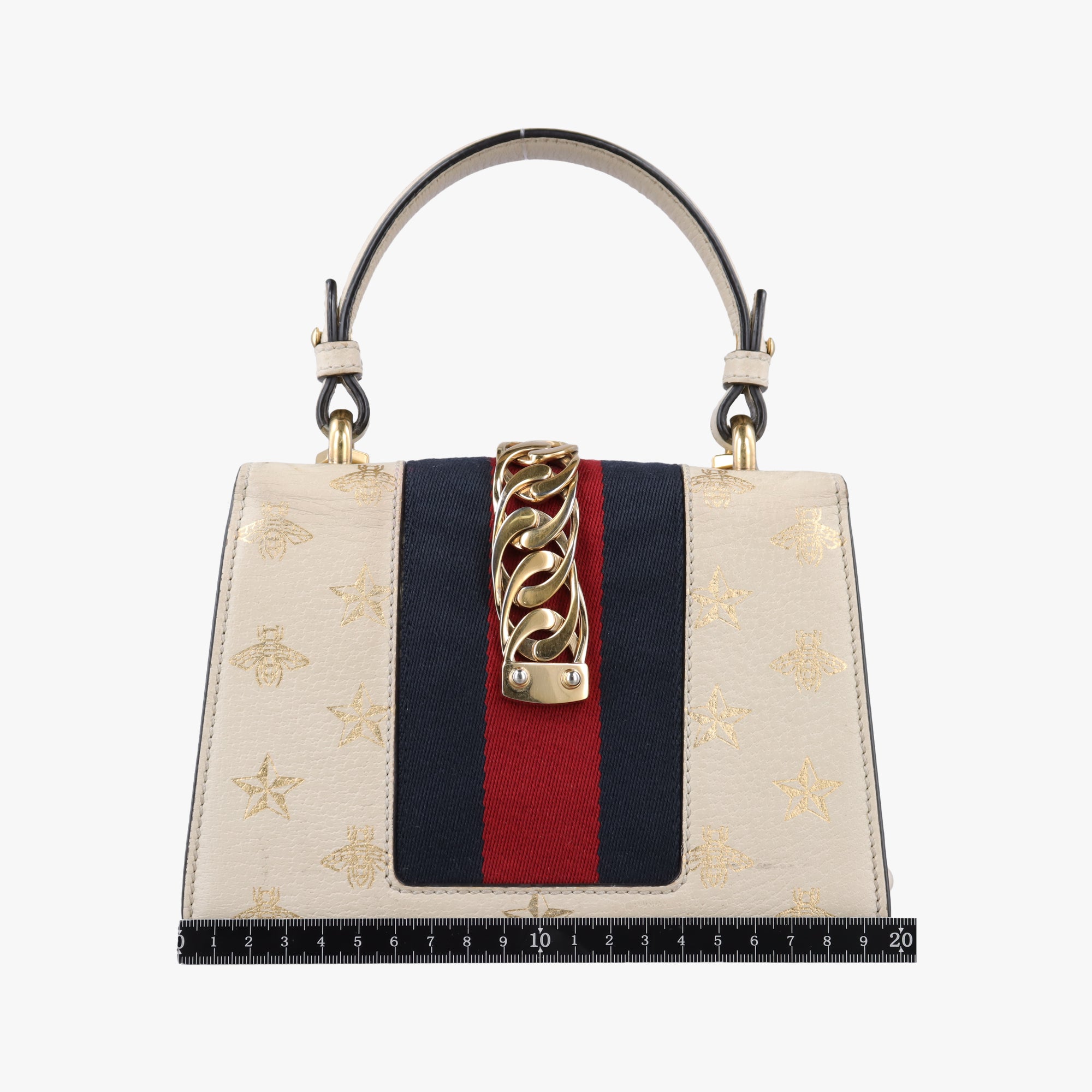 Pre-owned Gucci Sylvie White Leather 470270 shoulderbag | stylenewstar