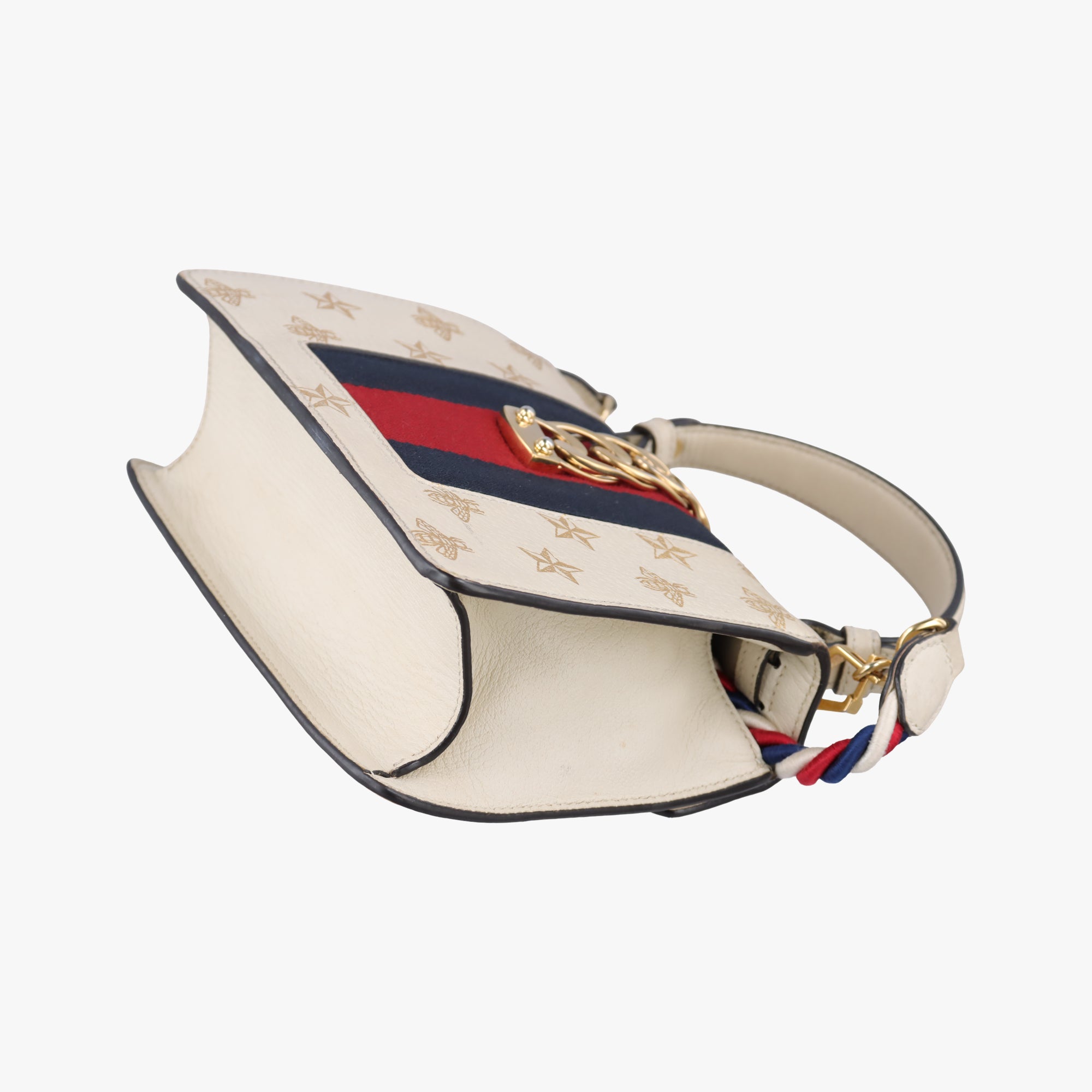Pre-owned Gucci Sylvie White Leather 470270 shoulderbag | stylenewstar