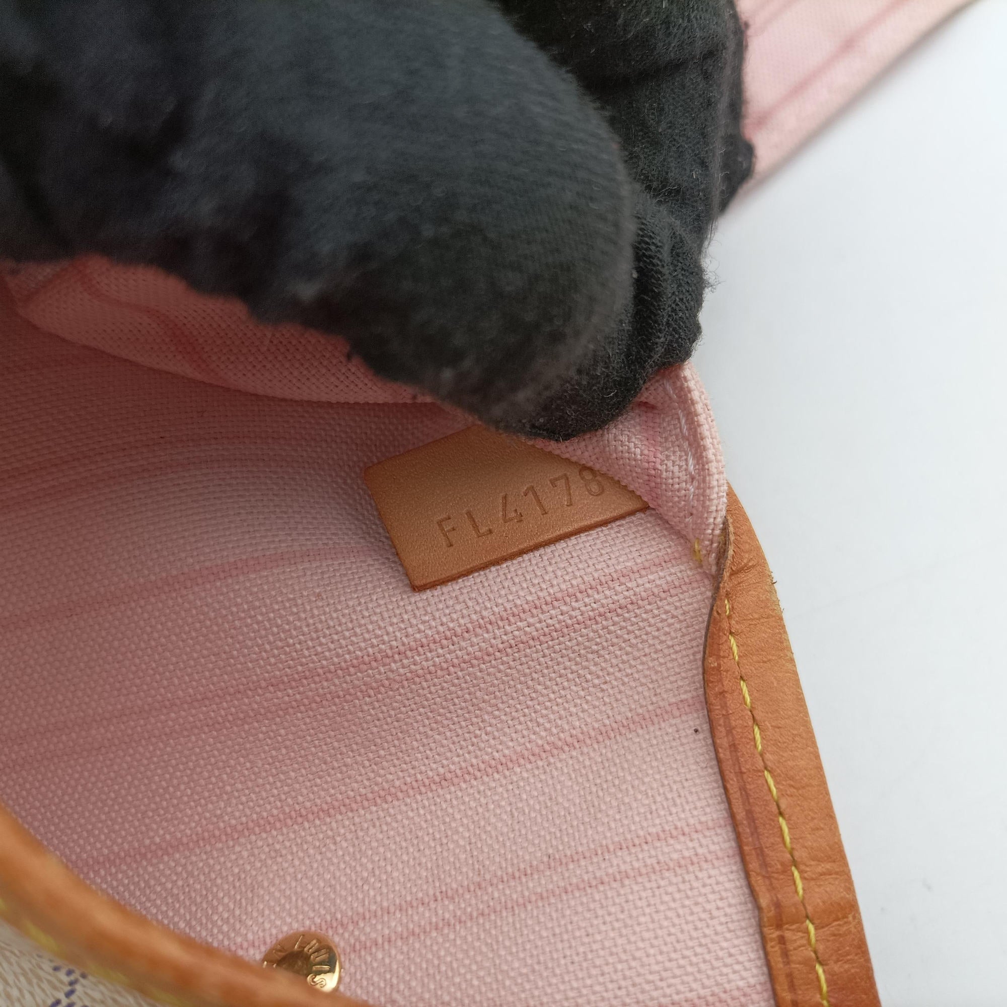 Secondhand Louis Vuitton NEVERFULL MM AZUR Damier Canvas N51107 handbag | stylenewstar