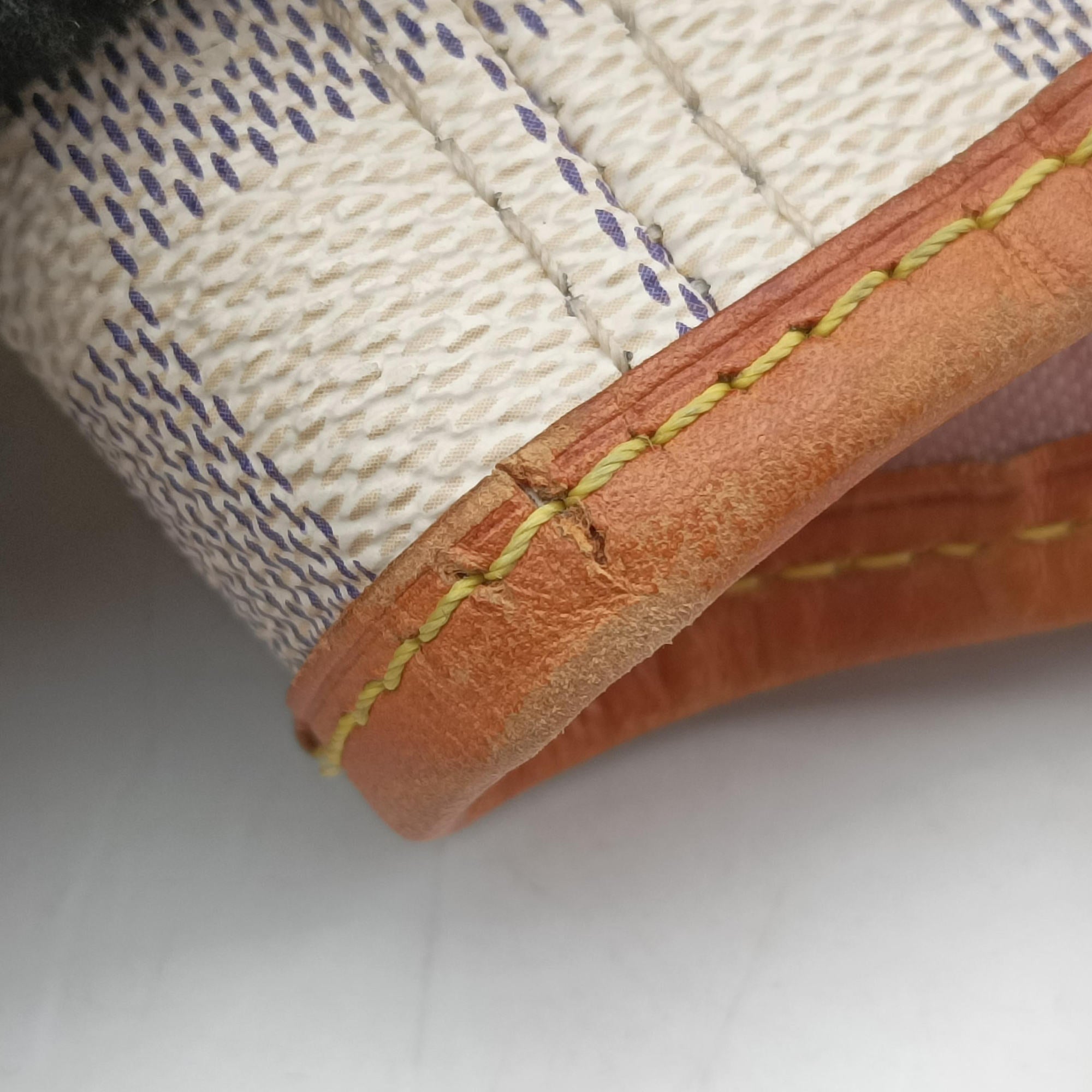 Secondhand Louis Vuitton NEVERFULL MM AZUR Damier Canvas N51107 handbag | stylenewstar