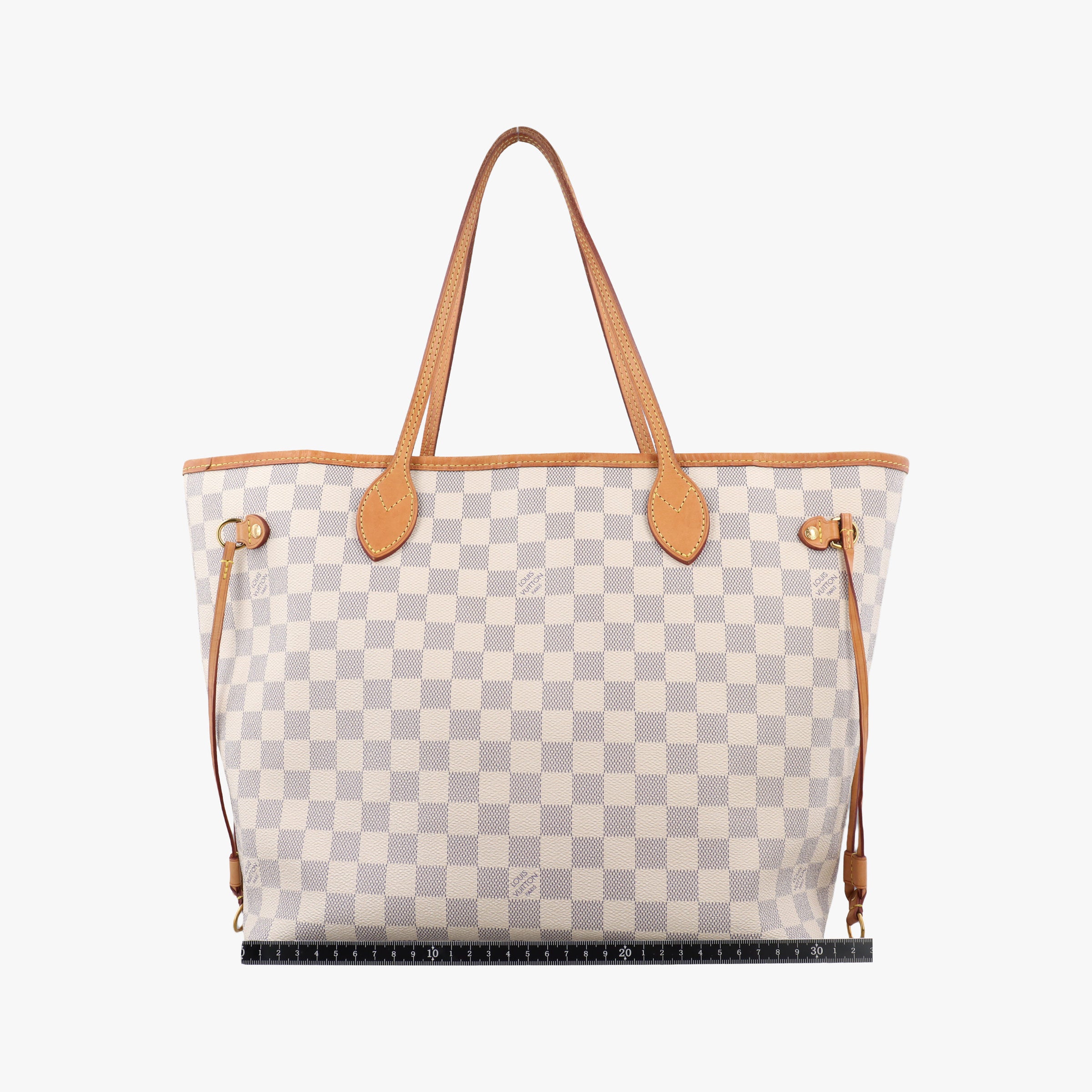 Secondhand Louis Vuitton NEVERFULL MM AZUR Damier Canvas N51107 handbag | stylenewstar