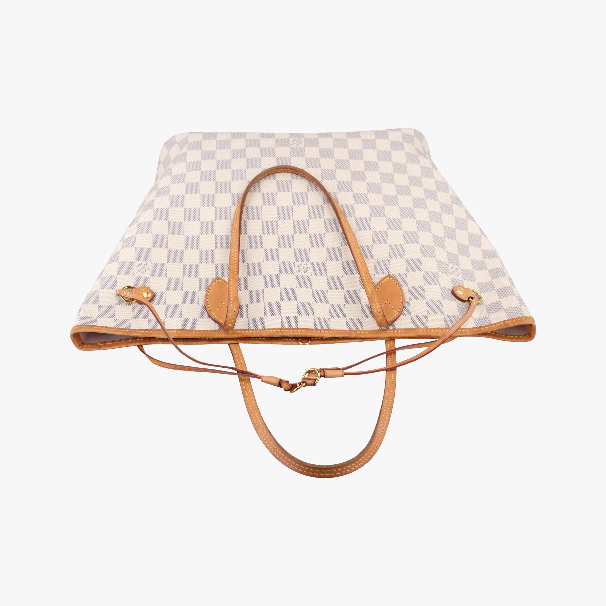Secondhand Louis Vuitton NEVERFULL MM AZUR Damier Canvas N51107 handbag | stylenewstar