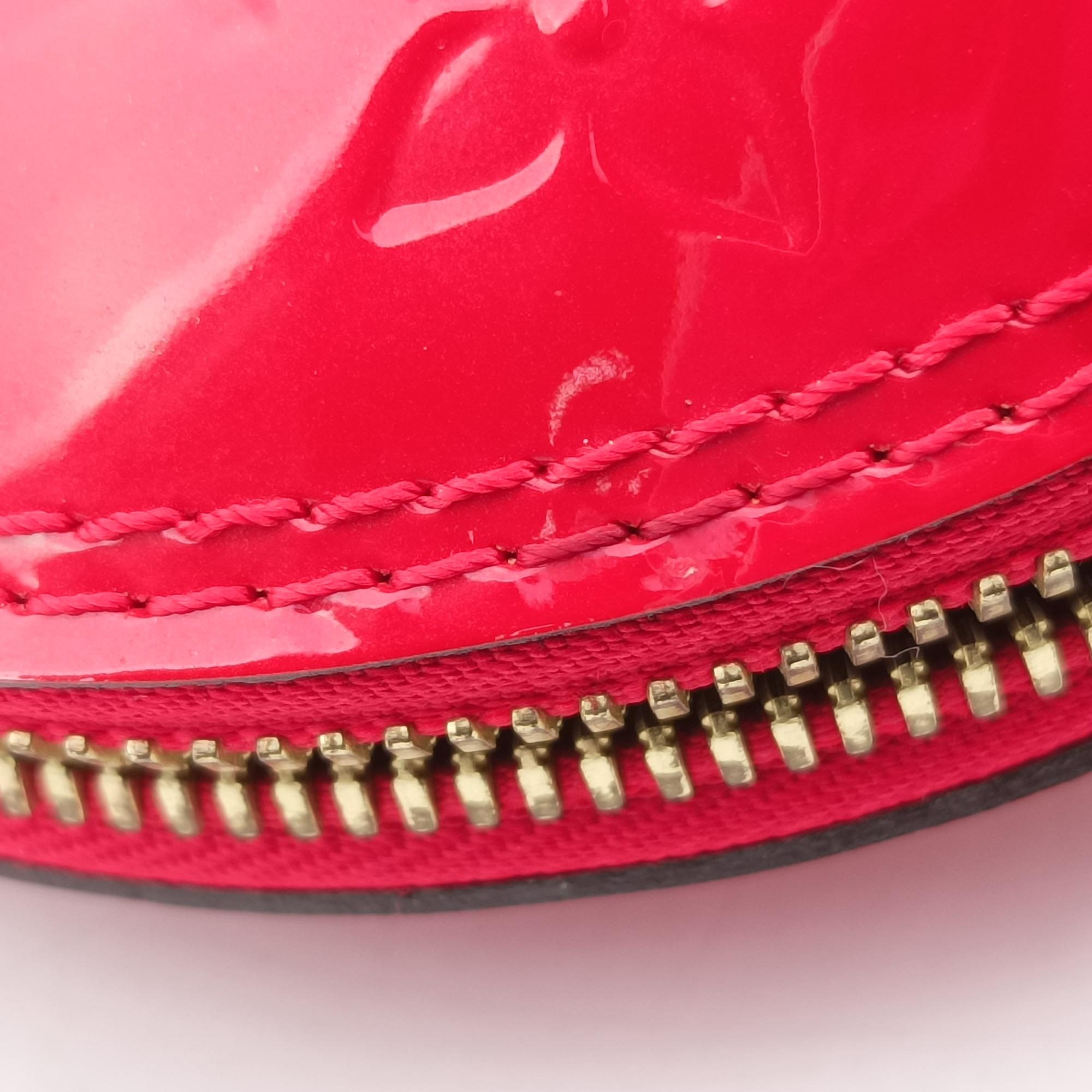 Secondhand Louis Vuitton Alma BB pomme d'amour Vernis M91606 shoulderbag | stylenewstar