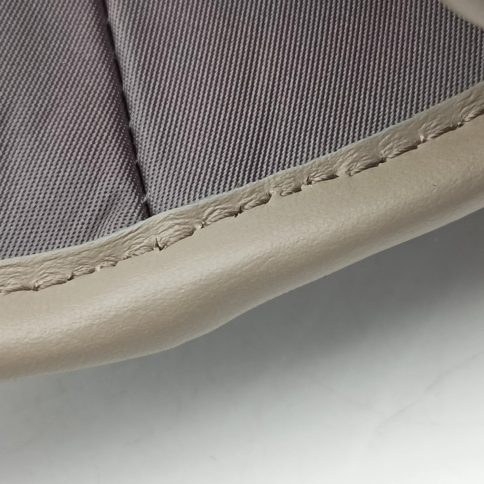 Pre-owned Christian Dior Saddle Cannage Rubber Beige x Gray Nylon× Leather  crossbodybag | stylenewstar