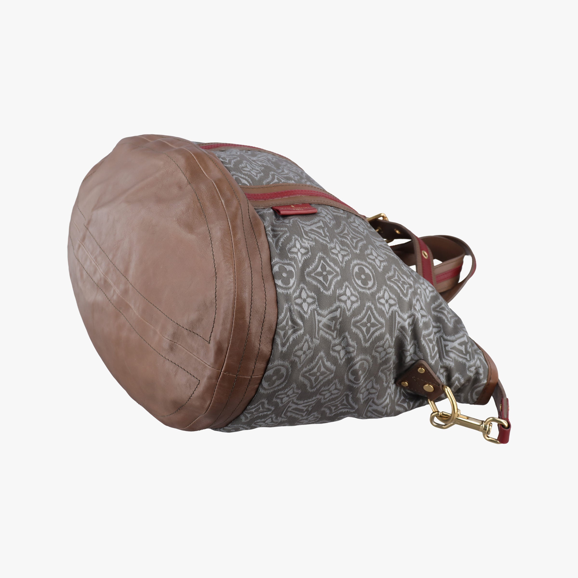 Pre-owned Louis Vuitton 2010 Collection Aviator Gray×Red×Brown Canvas ×Leather M40385 shoulderbag | stylenewstar
