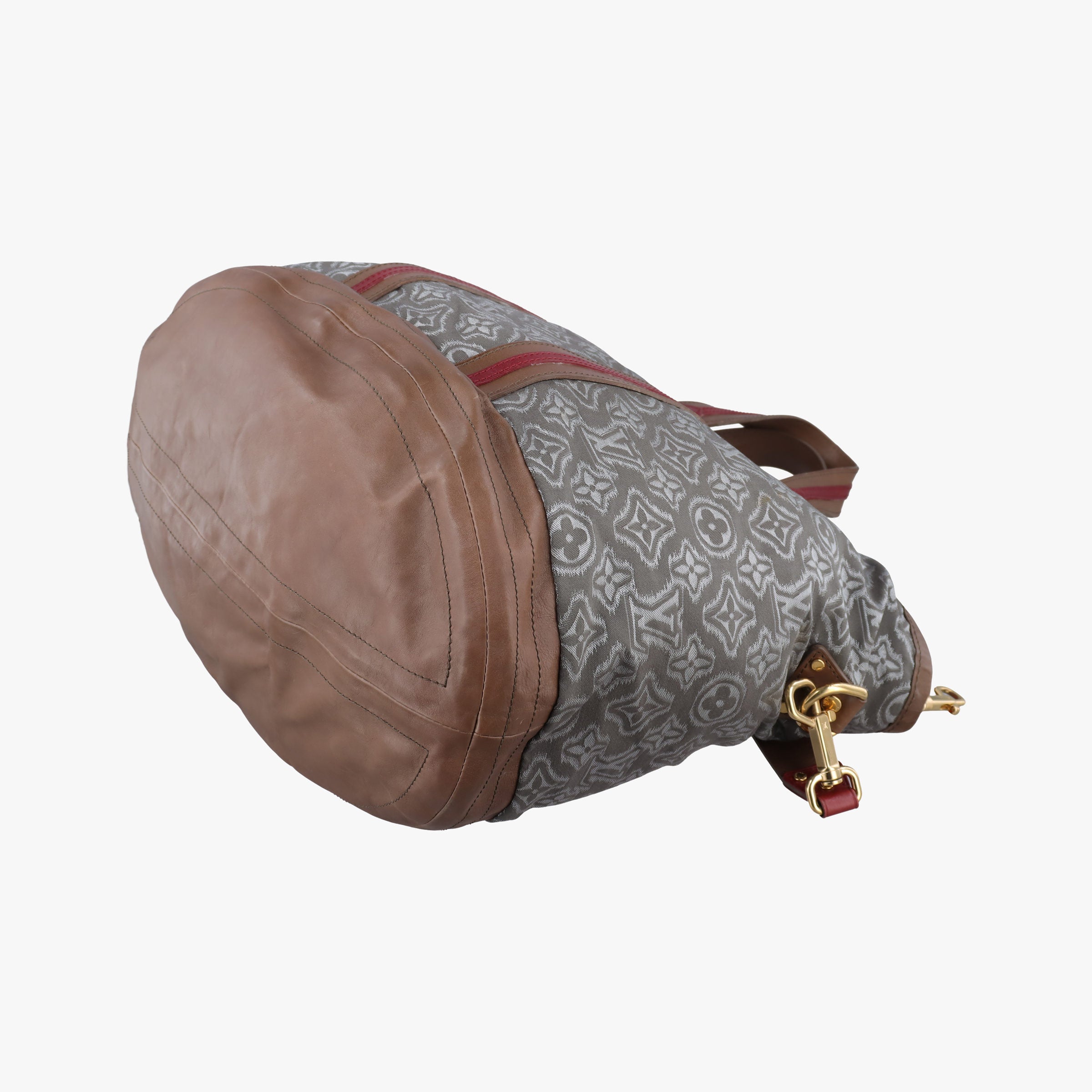 Pre-owned Louis Vuitton 2010 Collection Aviator Gray×Red×Brown Canvas ×Leather M40385 shoulderbag | stylenewstar