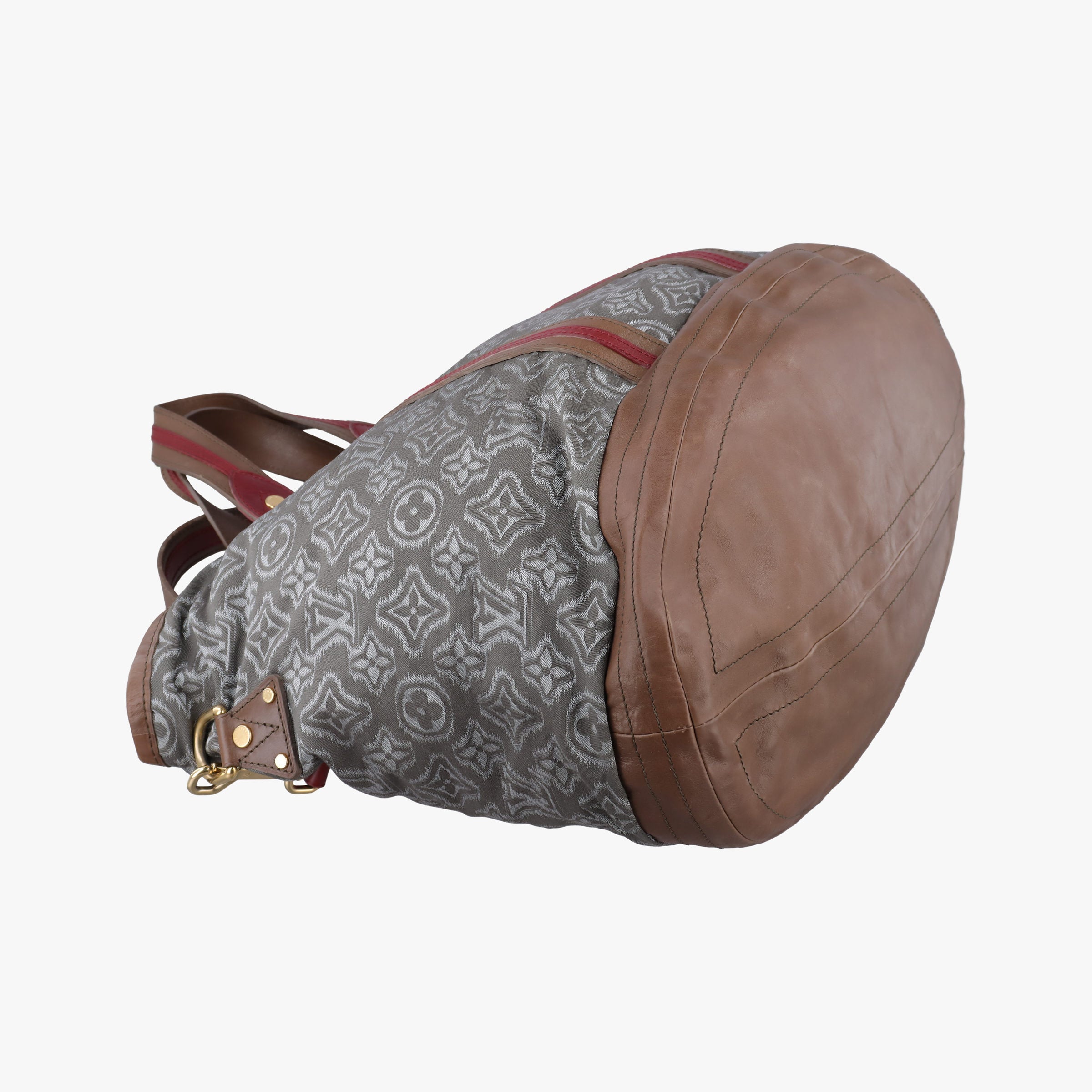 Pre-owned Louis Vuitton 2010 Collection Aviator Gray×Red×Brown Canvas ×Leather M40385 shoulderbag | stylenewstar