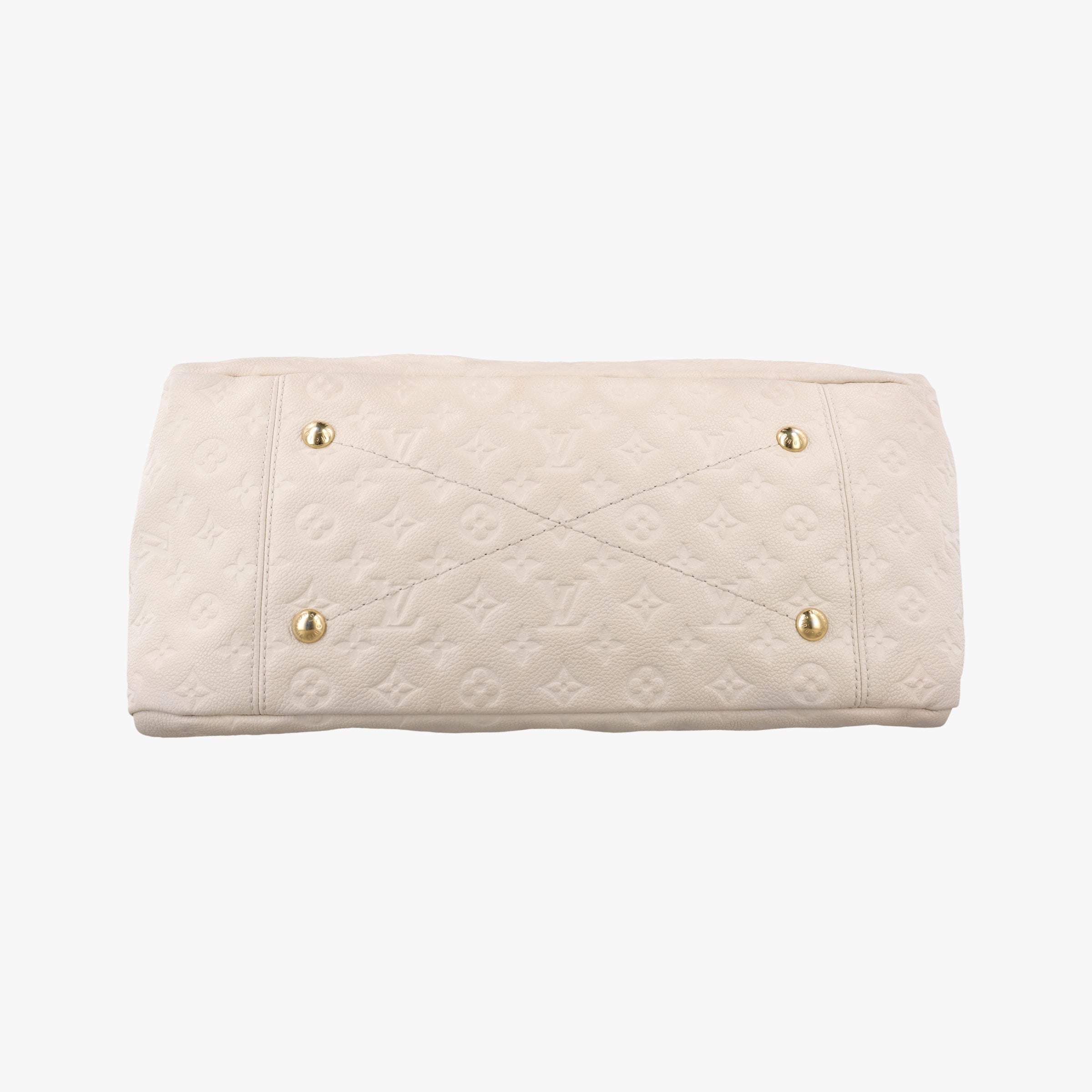 Pre-owned Louis Vuitton ARTSY MM NEIGE Monogram Empreinte M93449 handbag | stylenewstar