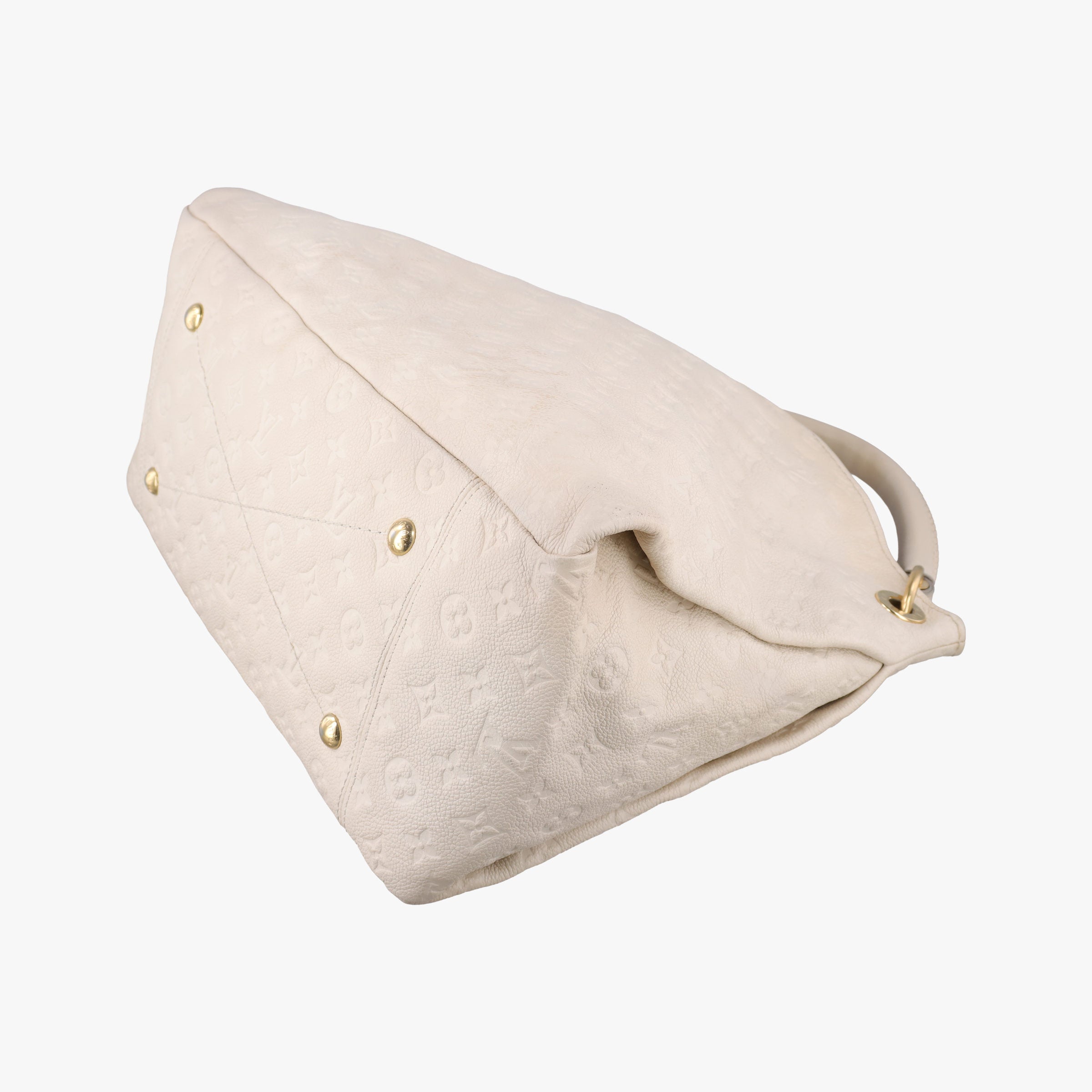 Pre-owned Louis Vuitton ARTSY MM NEIGE Monogram Empreinte M93449 handbag | stylenewstar