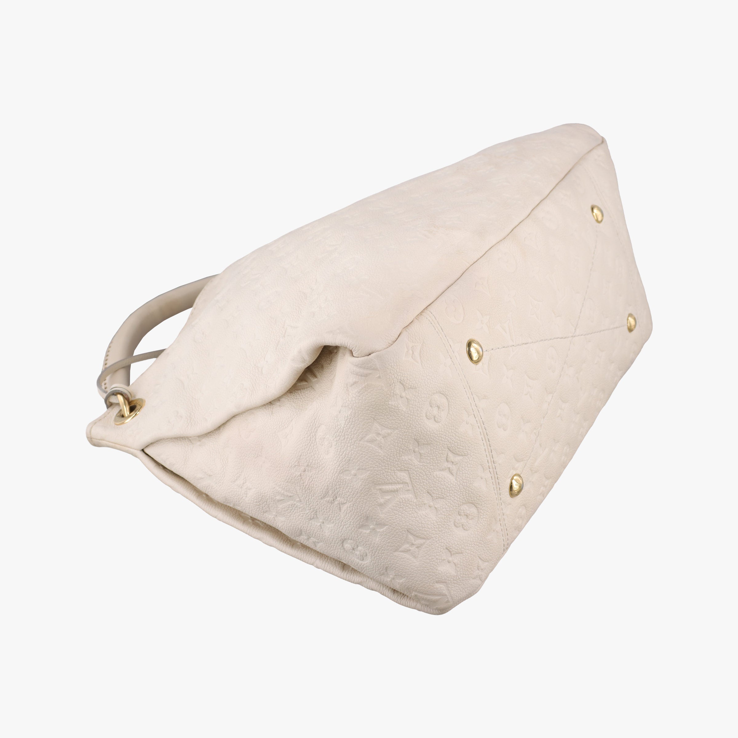 Pre-owned Louis Vuitton ARTSY MM NEIGE Monogram Empreinte M93449 handbag | stylenewstar