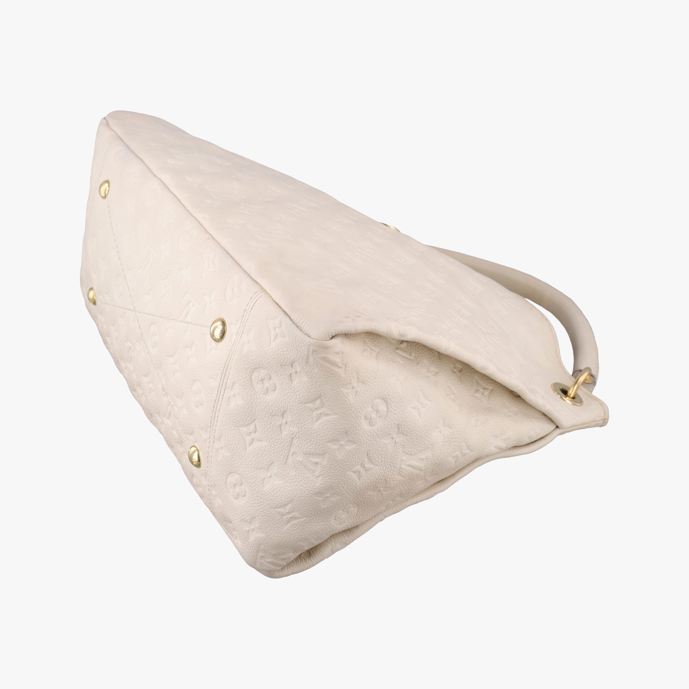 Pre-owned Louis Vuitton ARTSY MM NEIGE Monogram Empreinte M93449 handbag | stylenewstar