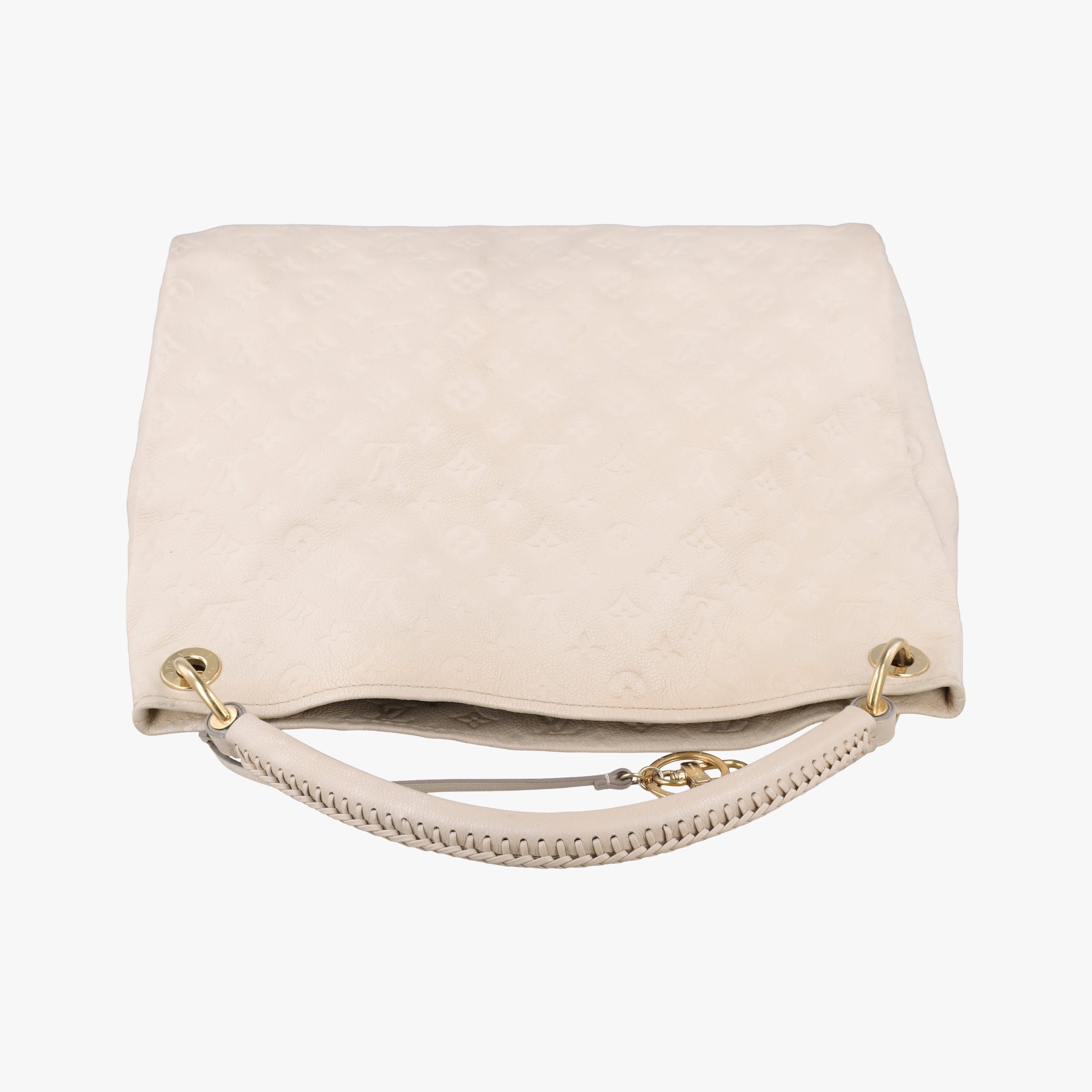 Pre-owned Louis Vuitton ARTSY MM NEIGE Monogram Empreinte M93449 handbag | stylenewstar