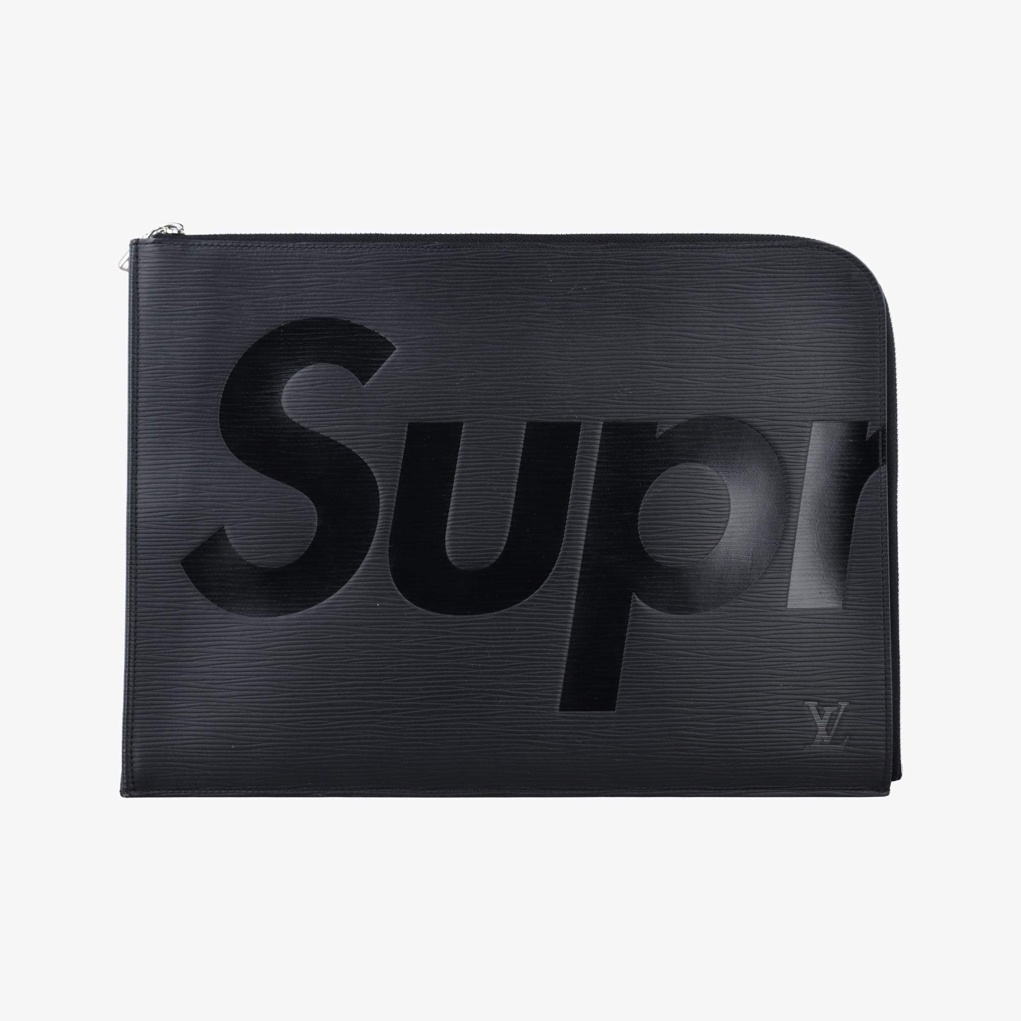 Pre-owned Louis Vuitton Pochette Jour GM Supreme Collaboration Noir epi M67754 clutchbag | stylenewstar