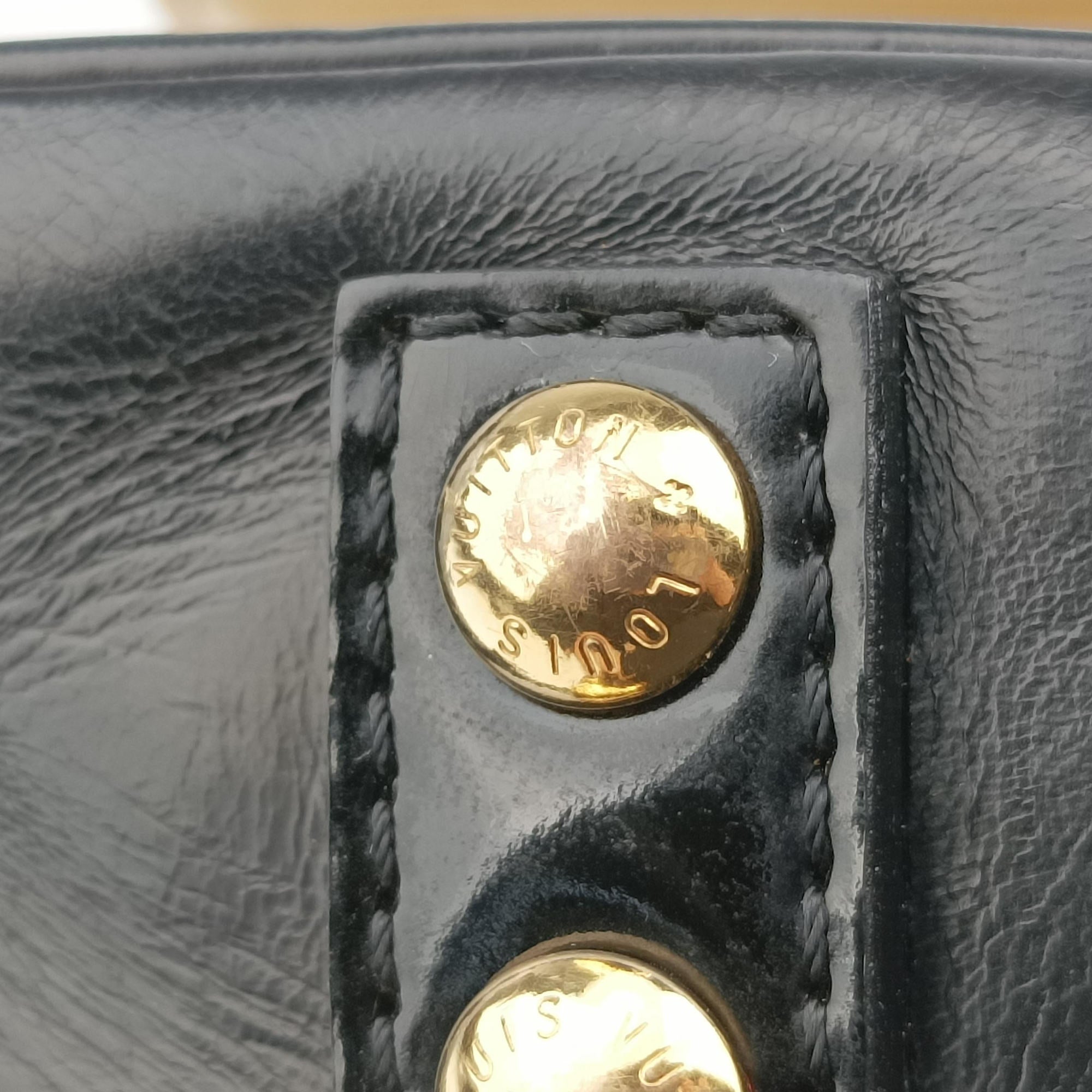 Pre-owned Louis Vuitton Dolly Black x White x Multicolor Cotton ×Velvet x Leather M95194 shoulderbag | stylenewstar