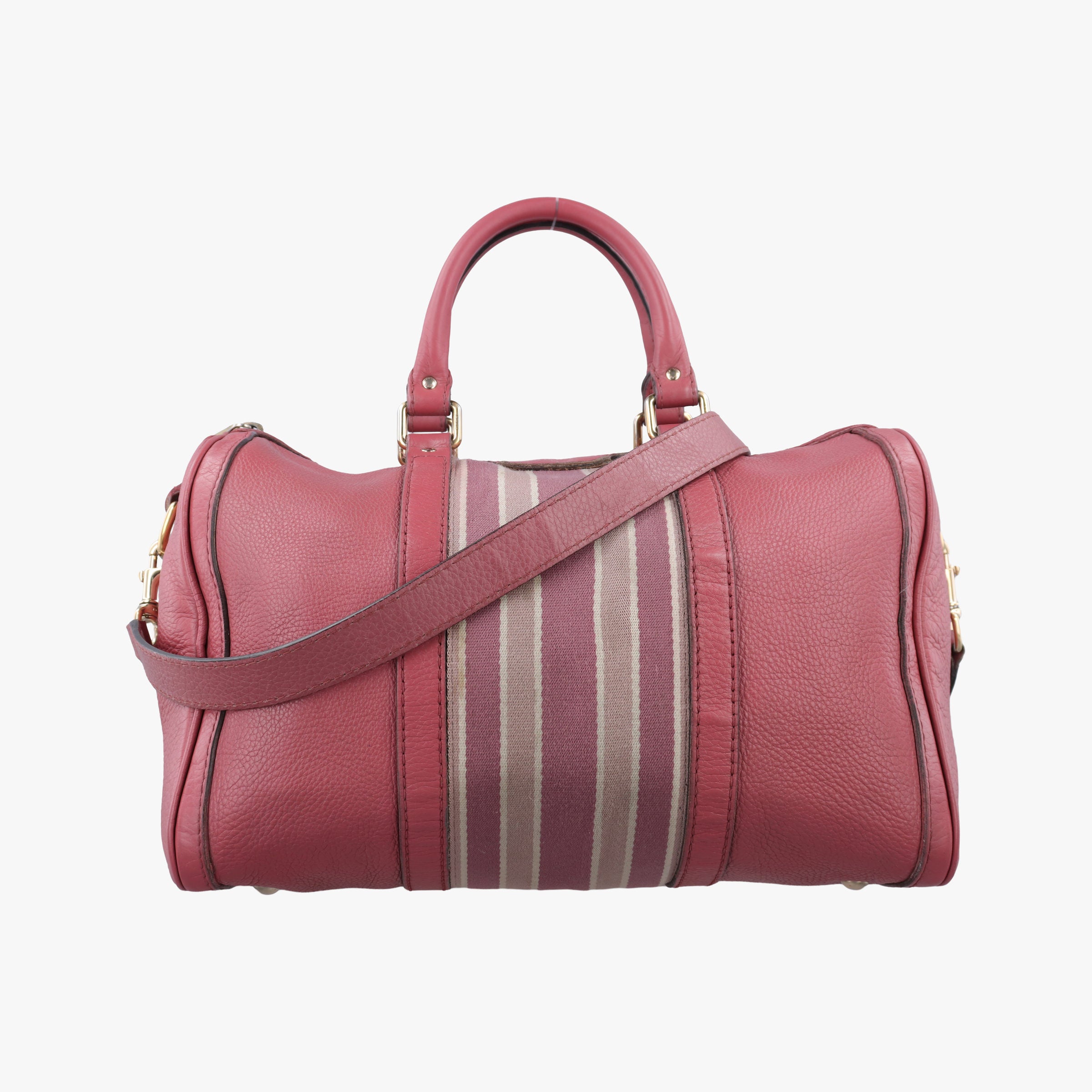 Pre-owned Gucci Sherry Line Pink×multicolor Leather 247205 shoulderbag | stylenewstar
