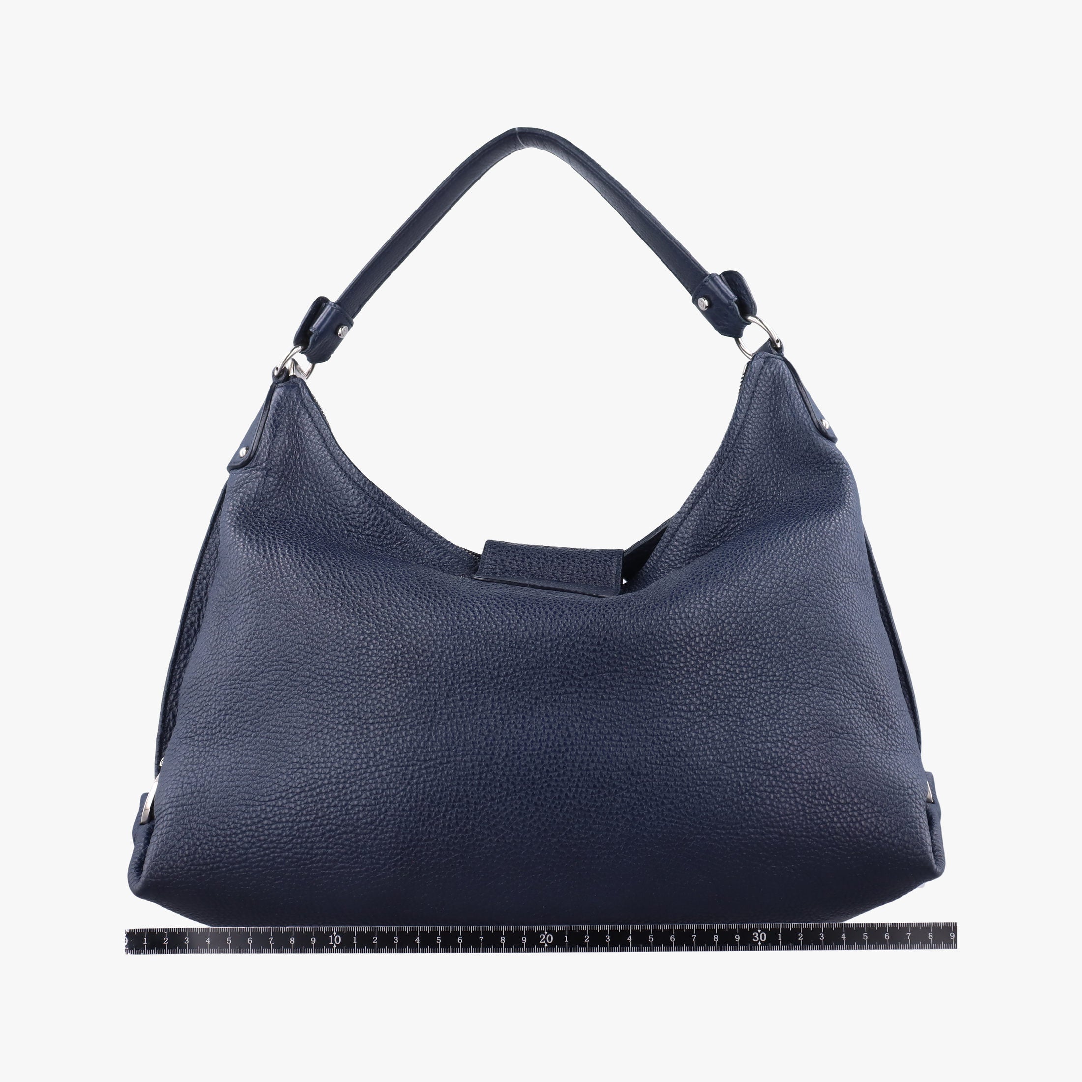 Pre-owned Ferragamo Fanisa hobo Blue leather  handbag | stylenewstar