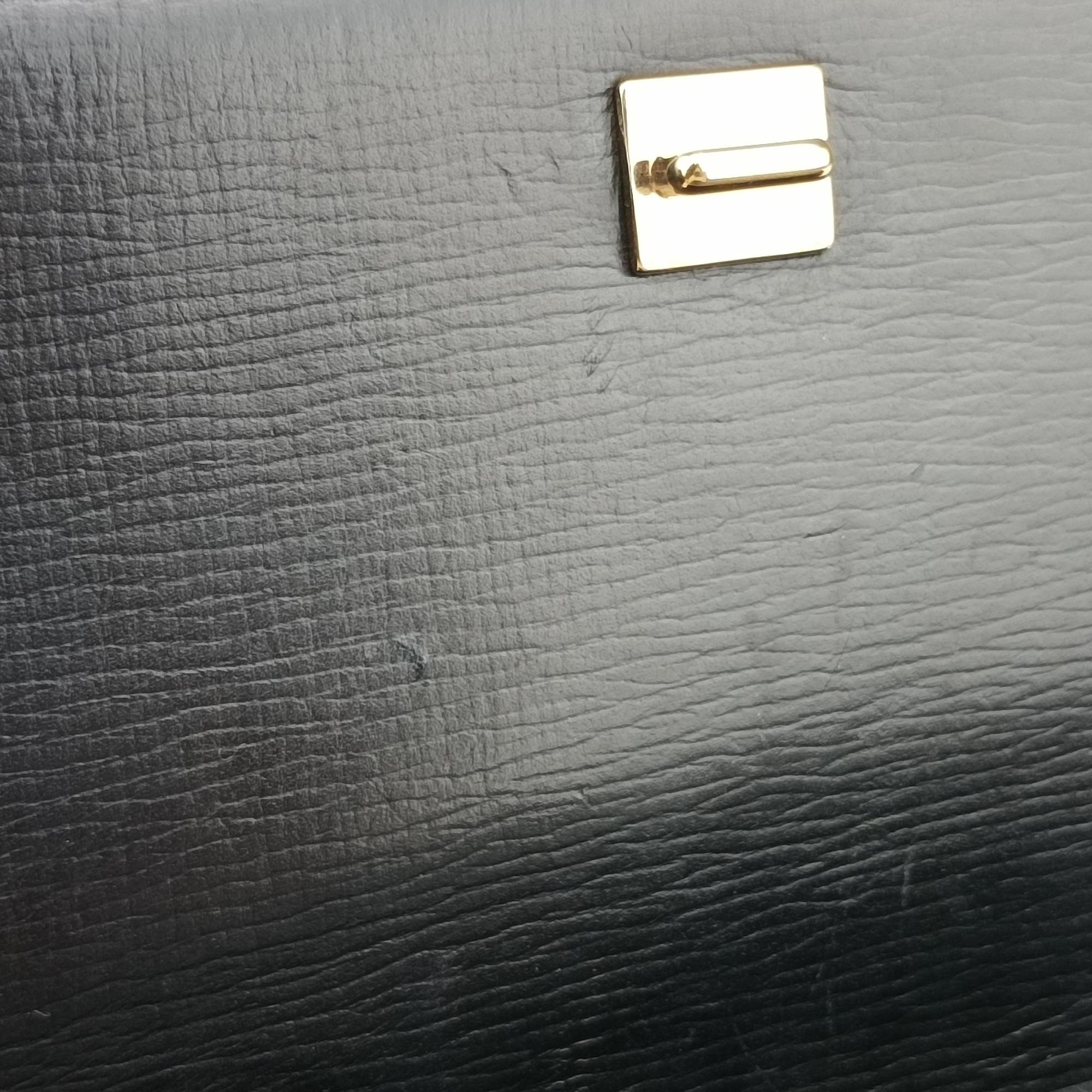 Pre-owned Givenchy Pandora Black Leather  shoulderbag | stylenewstar