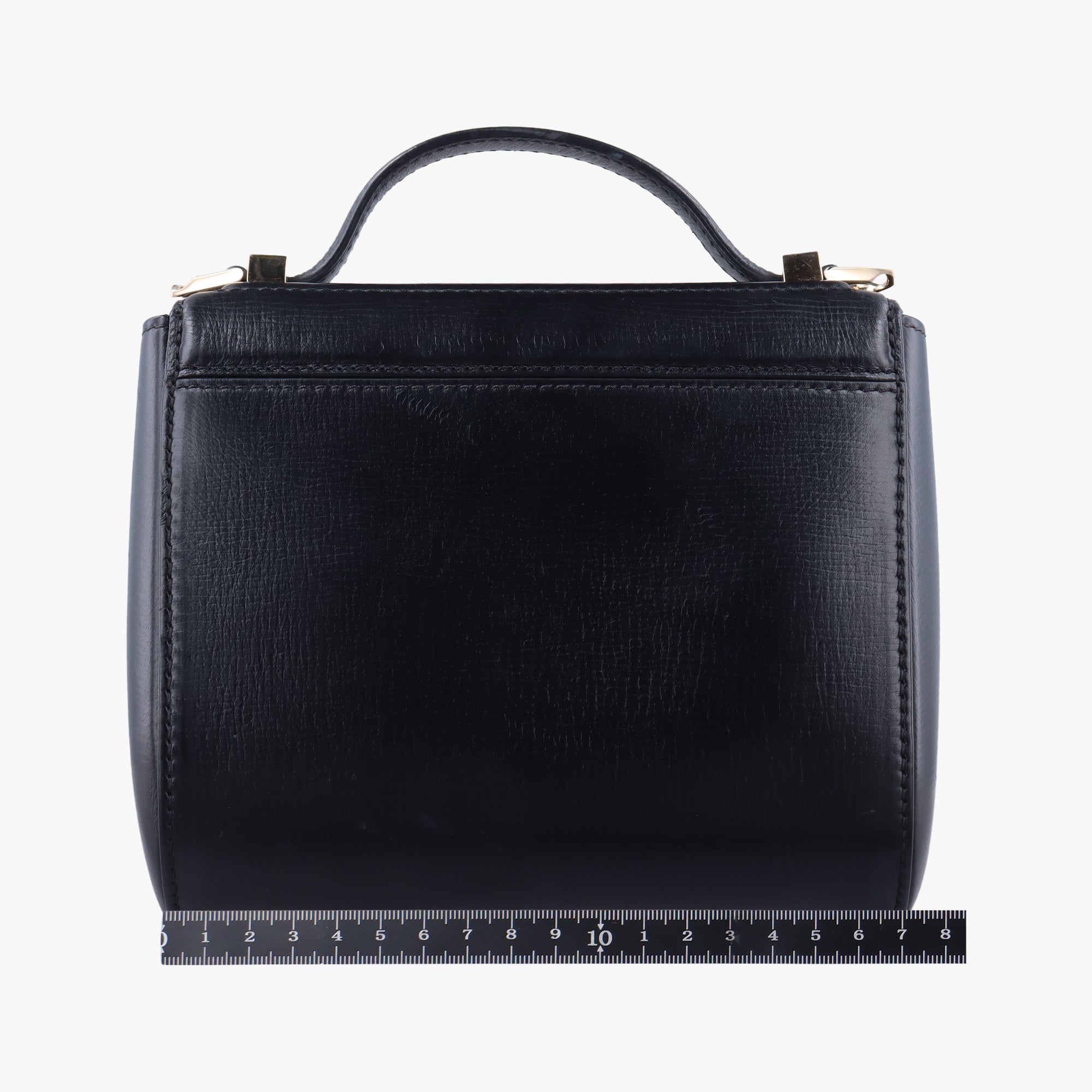 Pre-owned Givenchy Pandora Black Leather  shoulderbag | stylenewstar